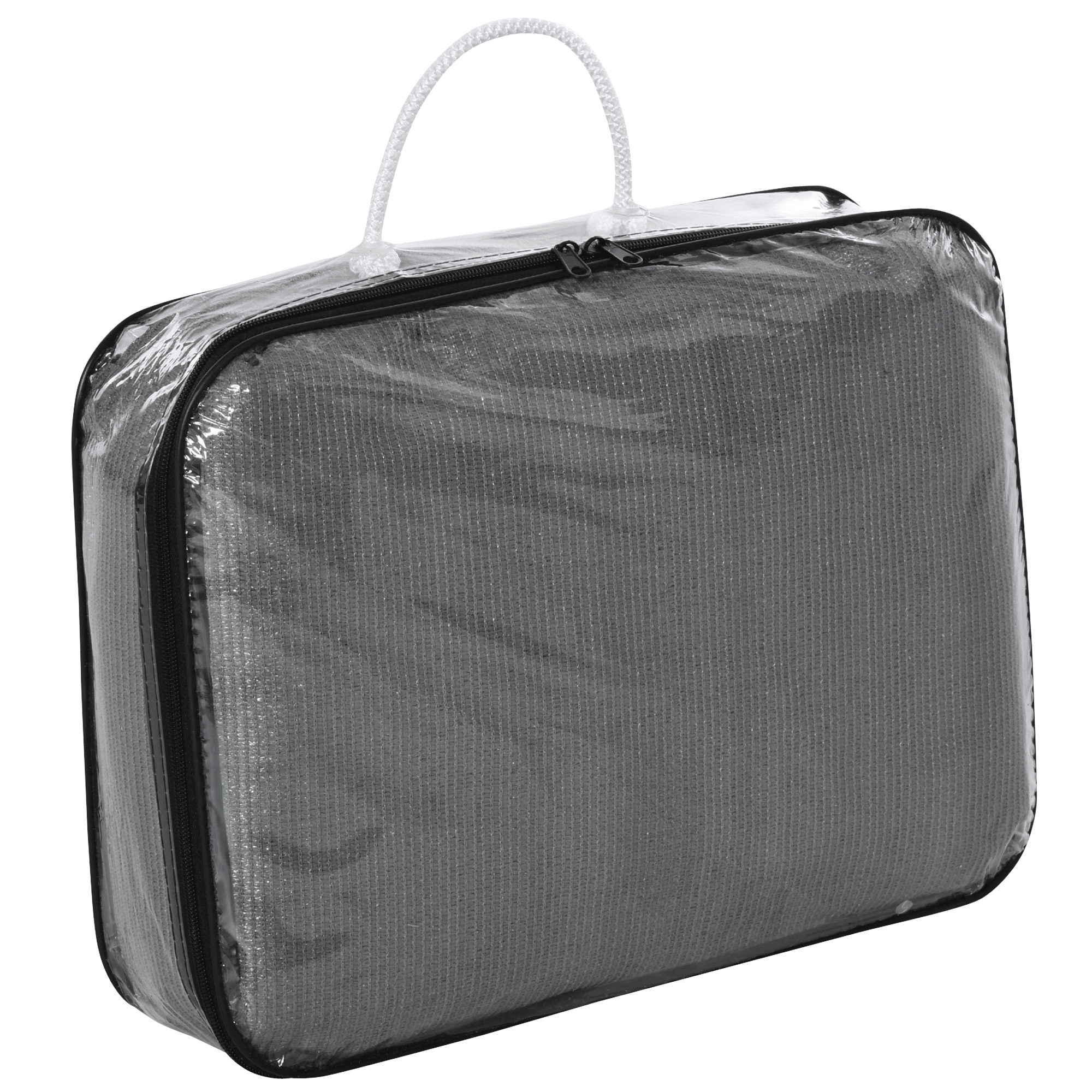 SET DE 2 TOLDOS VELA QUITASOL TRIANGULAR 3X3X3 MT HDPE GRIS-5