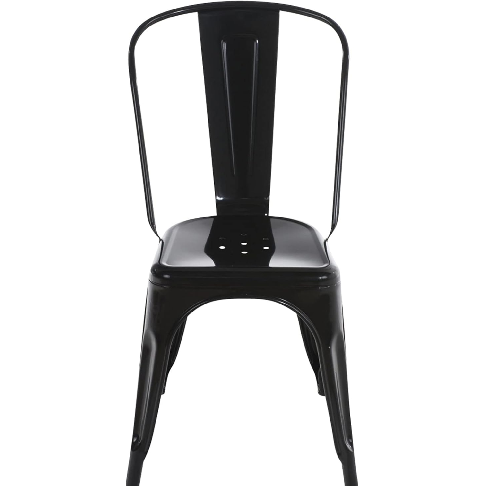 SET DE 4 SILLAS DE COMEDOR METAL TOLIX NEGRO-1
