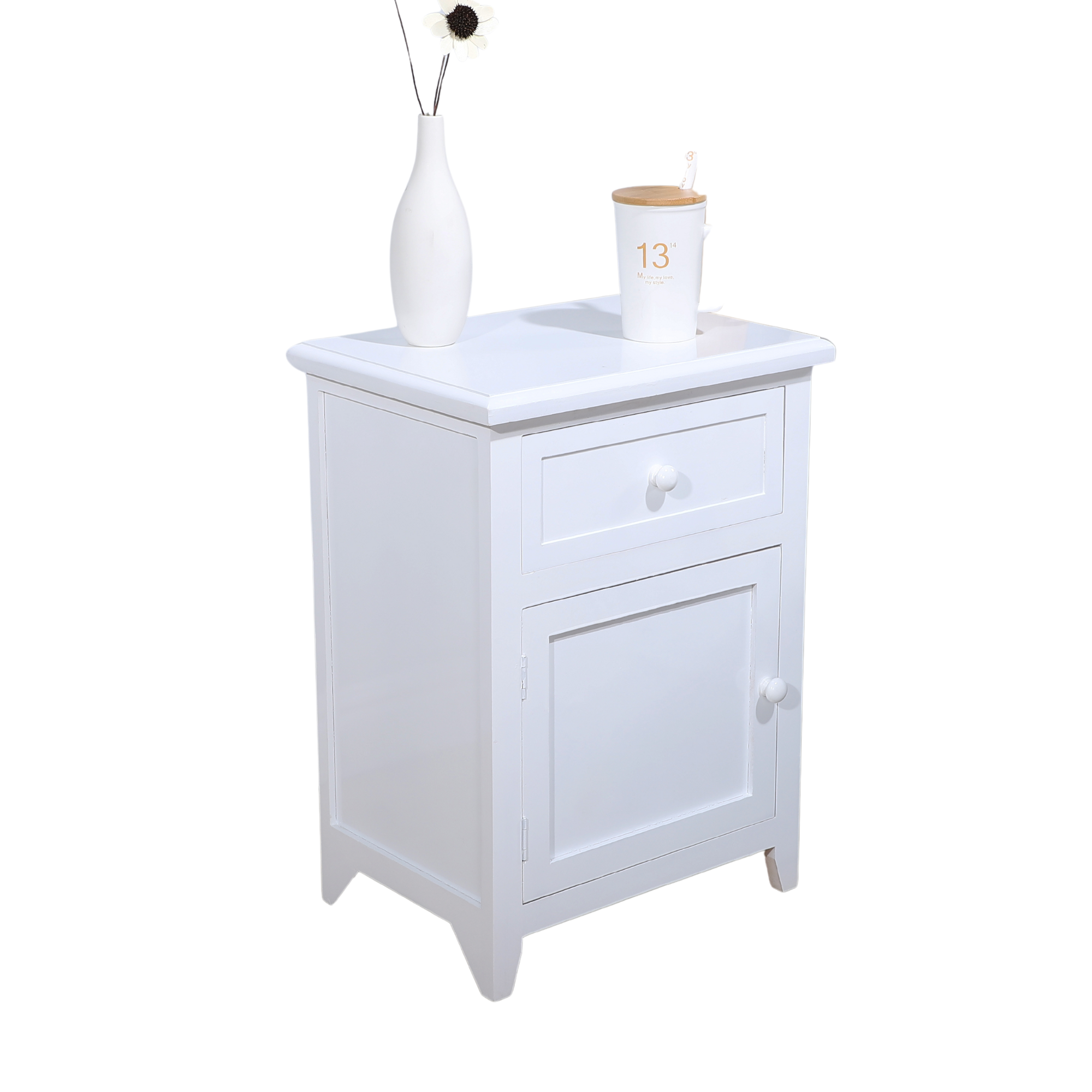 VELADOR LIBRERO VALDIVIA 1 PUERTA 1 CAJON BLANCO-0