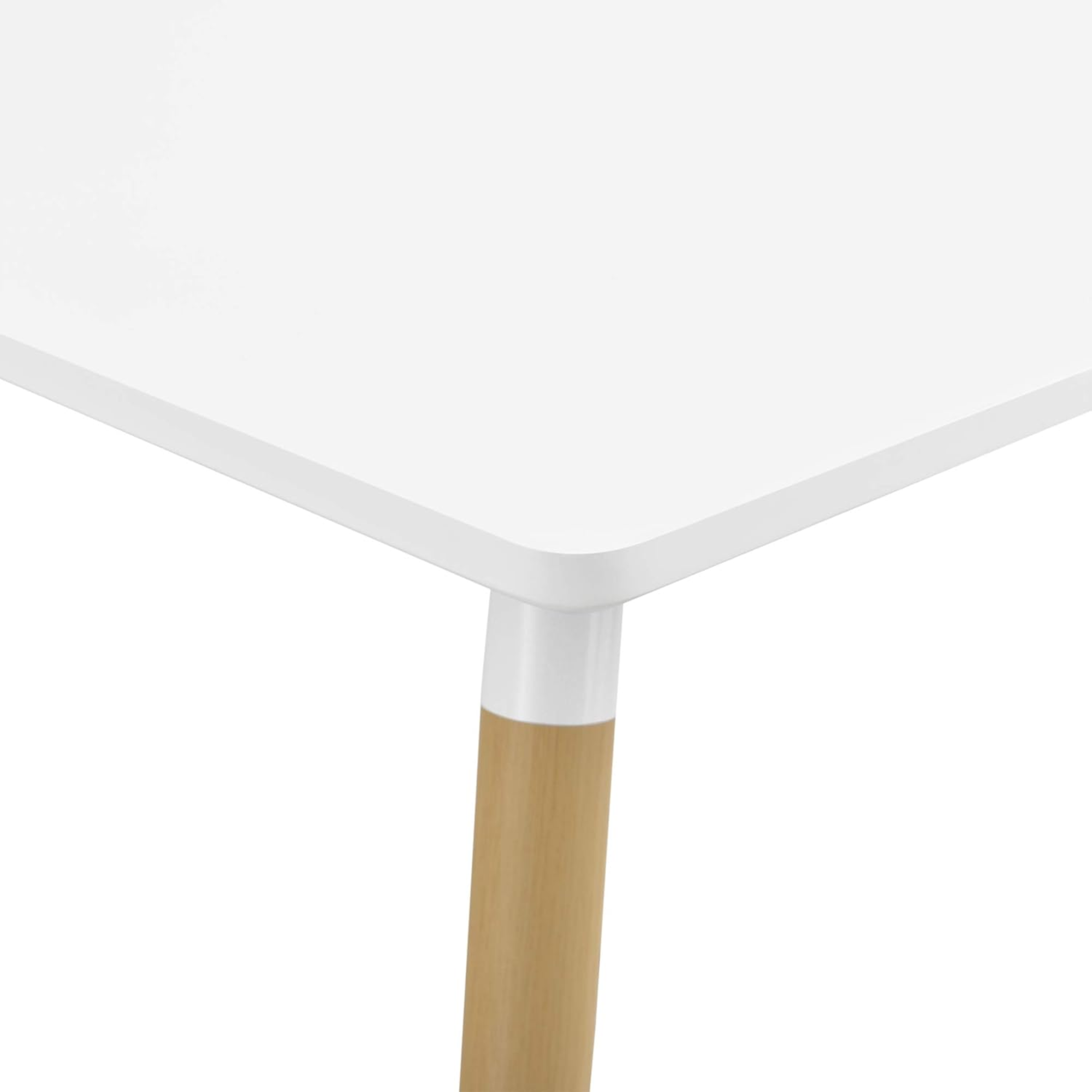 MESA COMEDOR CUADRADA MELAMINA EAMES 80x80 CM BLANCA-3