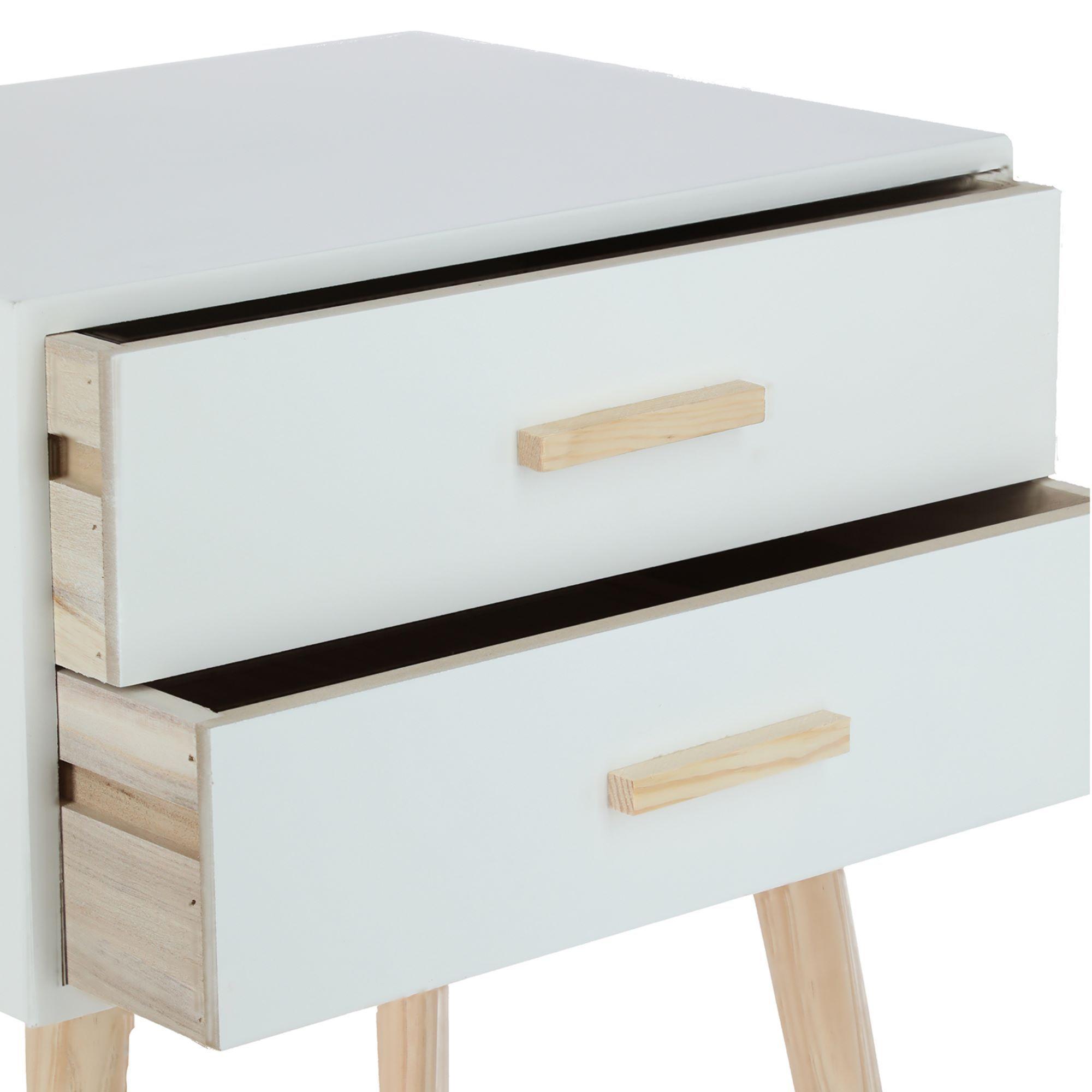 VELADOR DORMITORIO ALBA 2 CAJONES BLANCO-1
