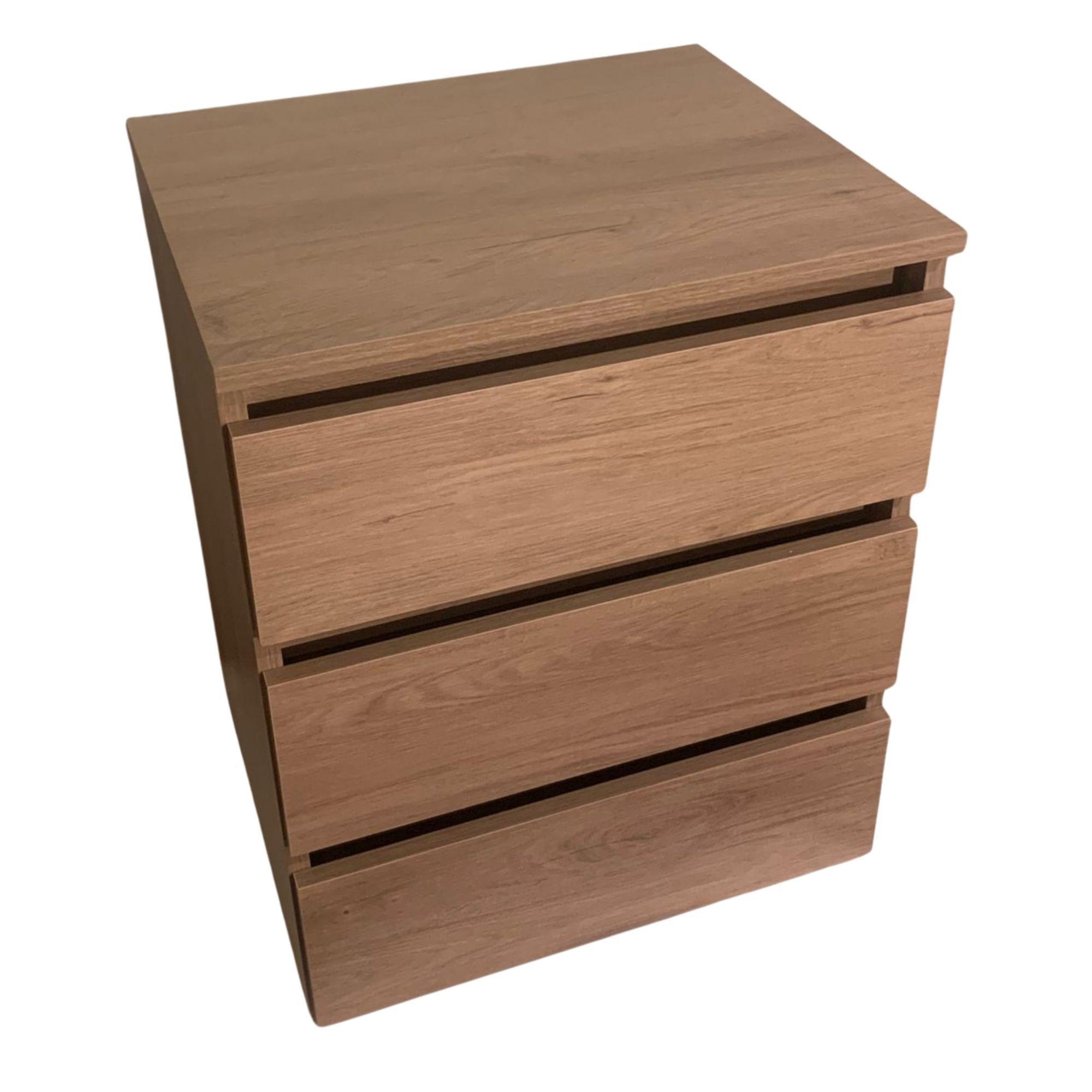 SET 2 VELADORES DORMITORIO CALVARI 3 CAJONES MADERA-2