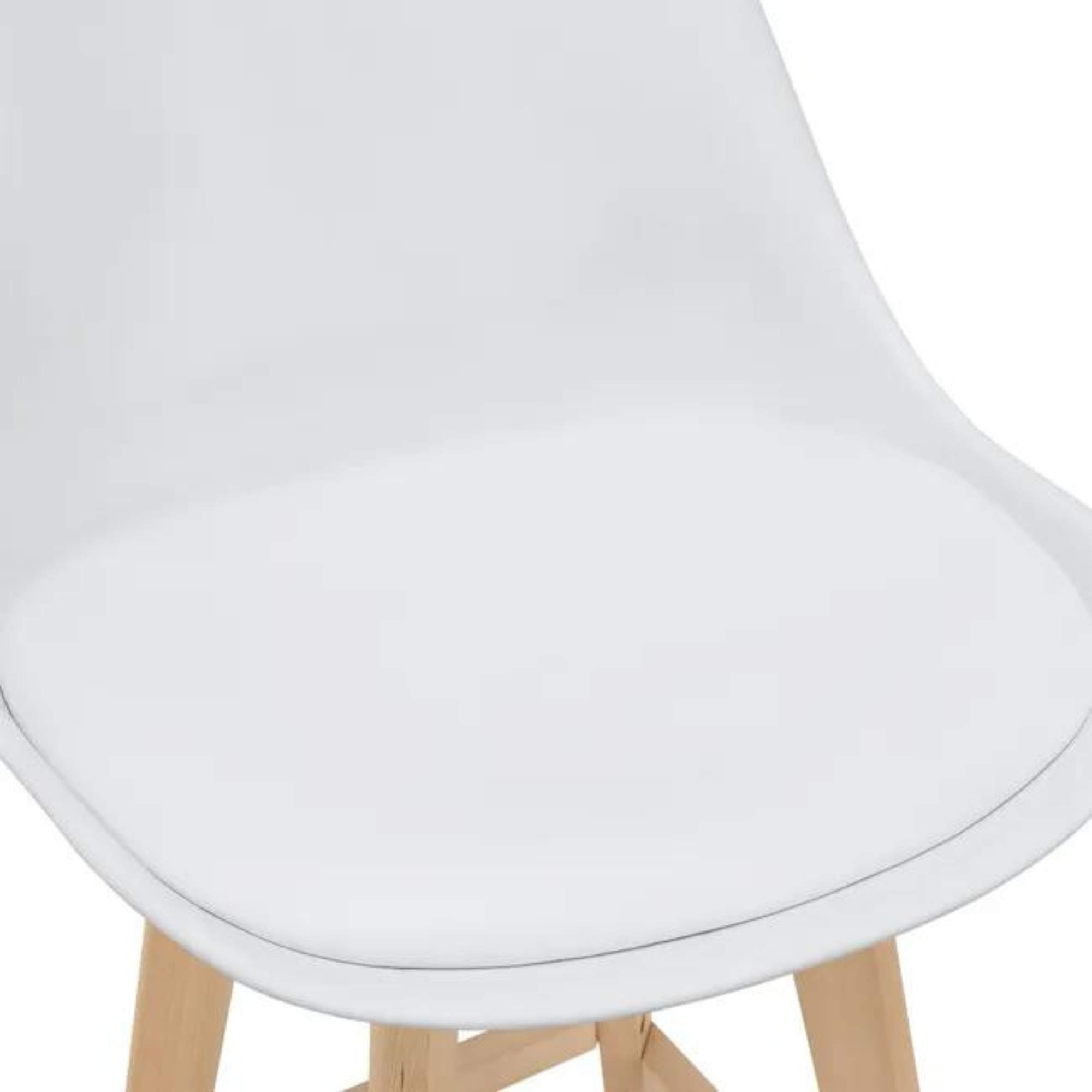 SET DE 2 PISOS DE BAR TULIP BLANCO MADERA-4