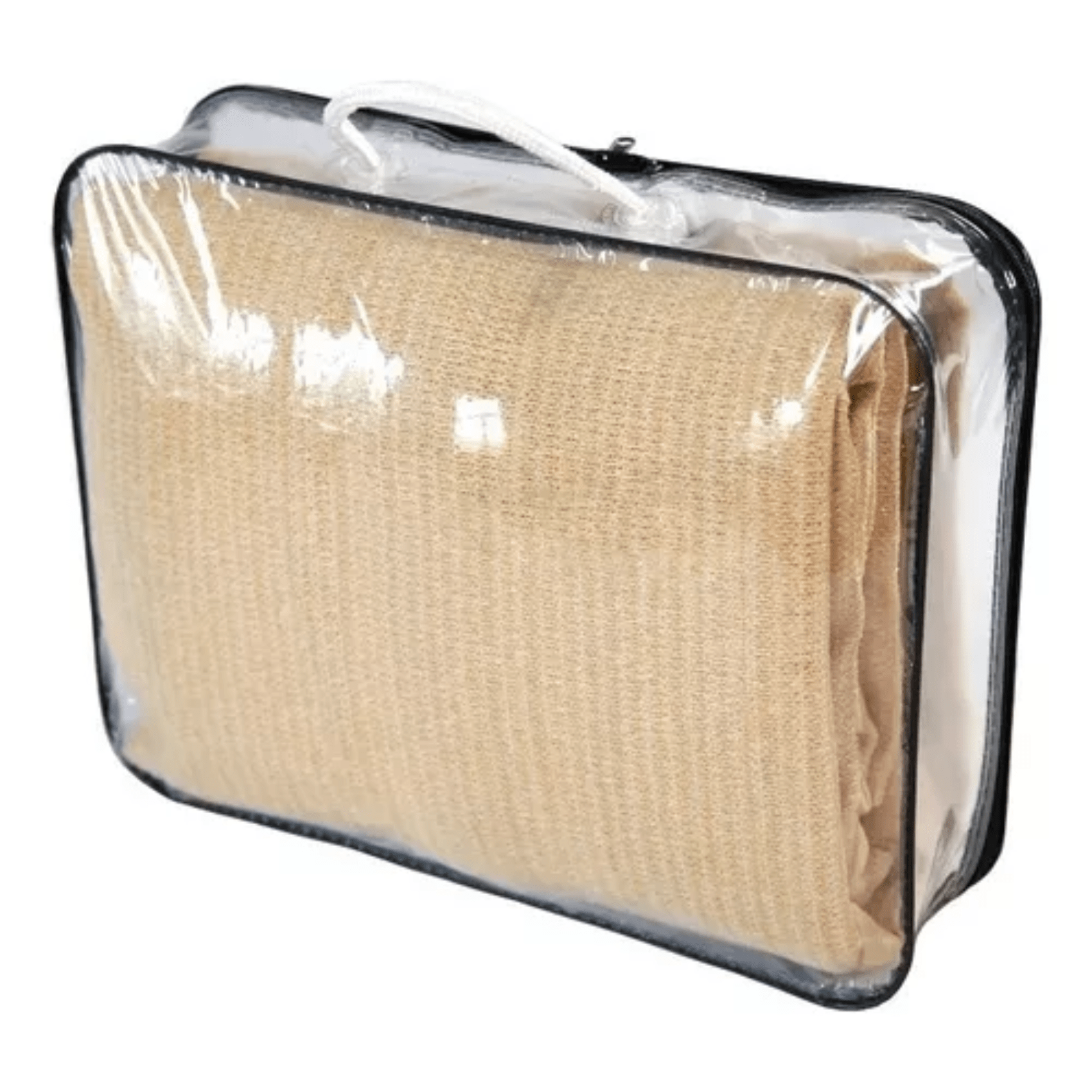 TOLDO VELA QUITASOL RECTANGULAR 5x3 MT HDPE BEIGE-5