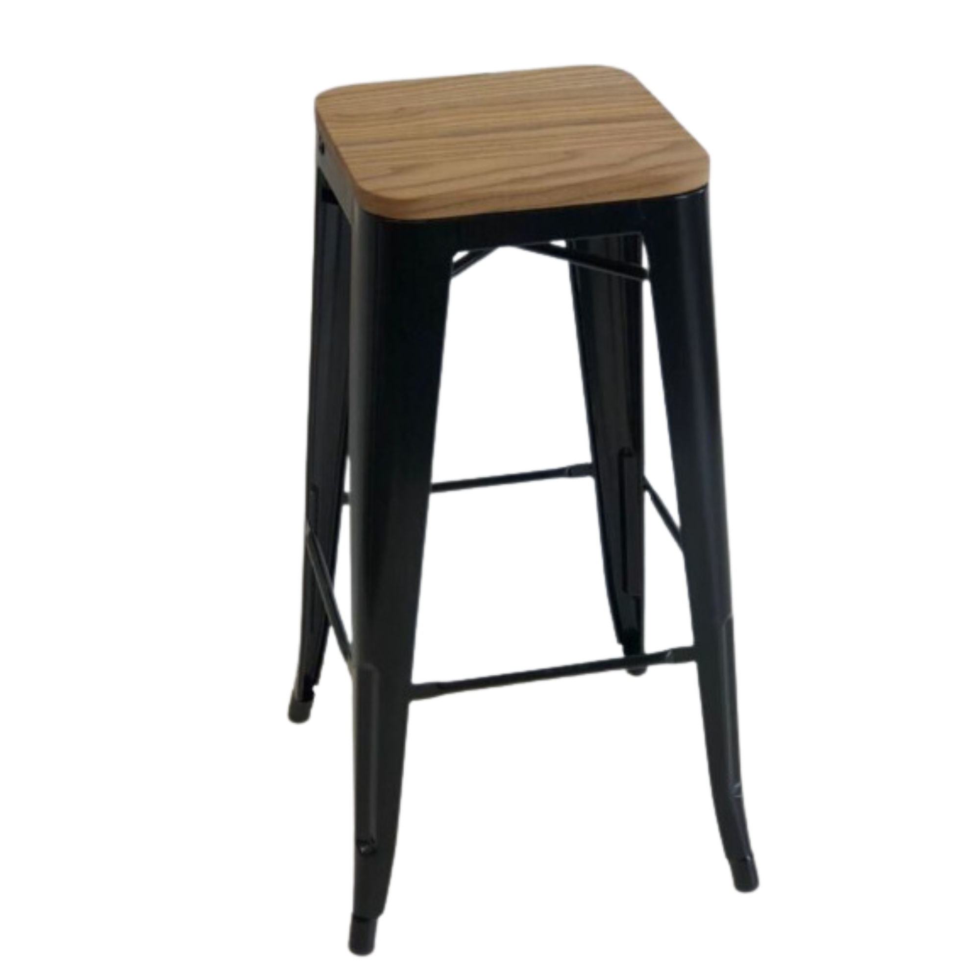 SET DE 4 PISOS DE BAR VERONA MADERA NEGRO-3