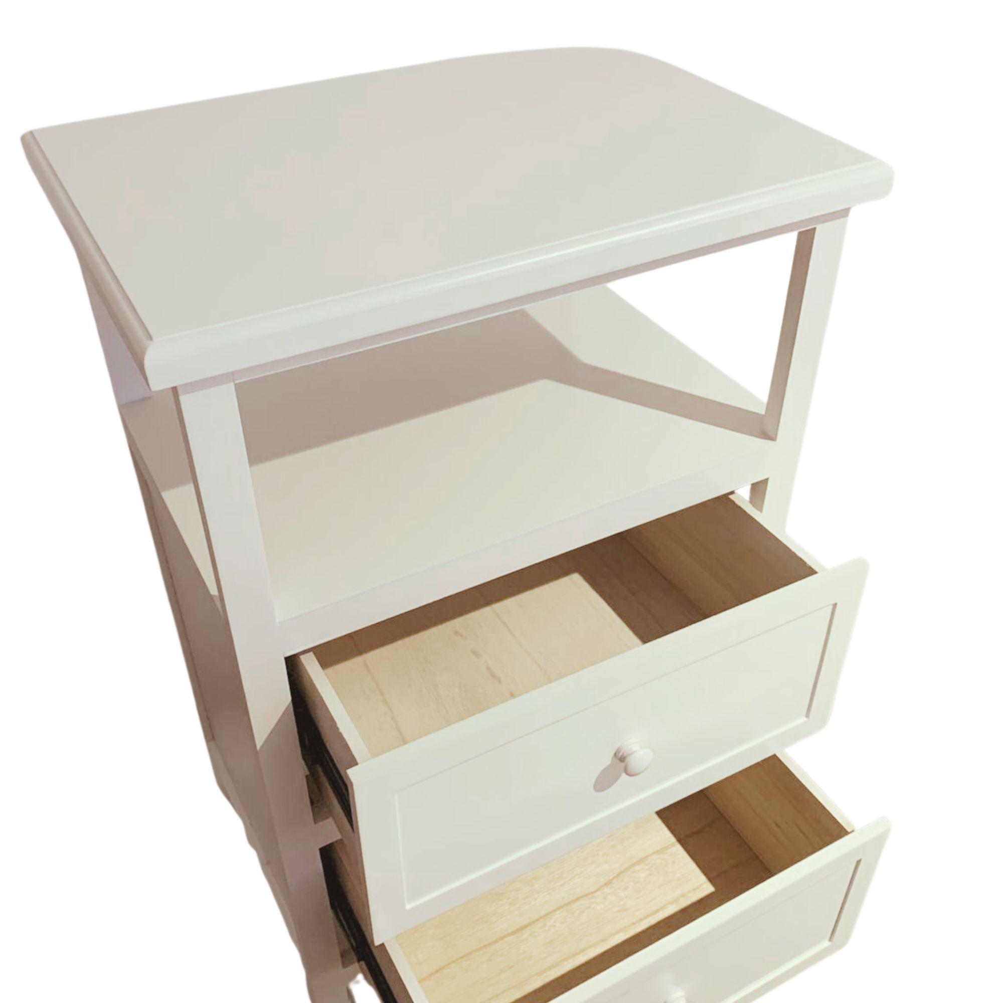 VELADOR DORMITORIO PALLAVICINI 2 CAJONES BLANCO-4
