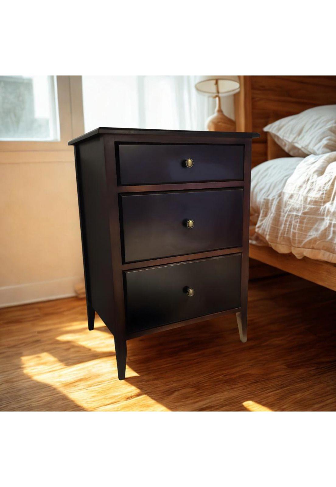 VELADOR DORMITORIO MOCACCINO 3 CAJONES MADERA-2