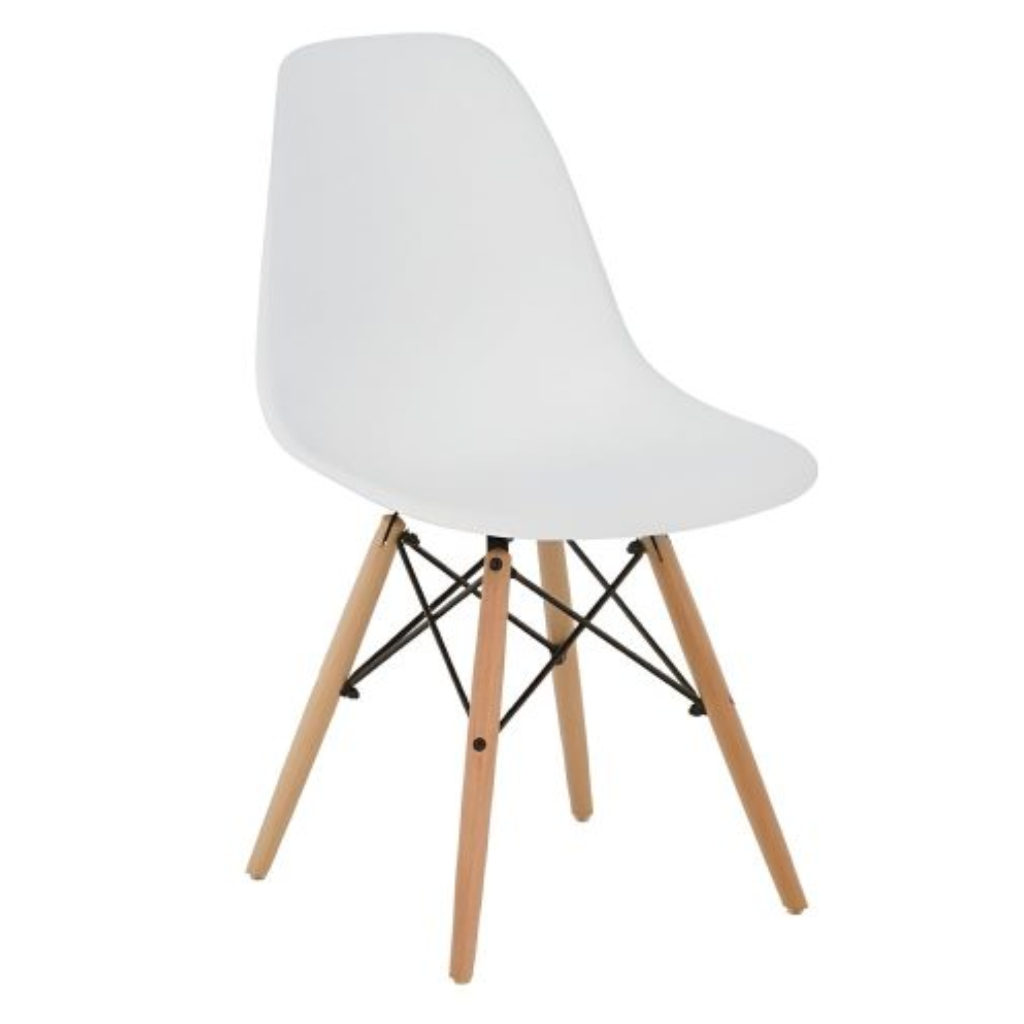 SET DE 4 SILLAS DE COMEDOR EAMES BLANCA-1