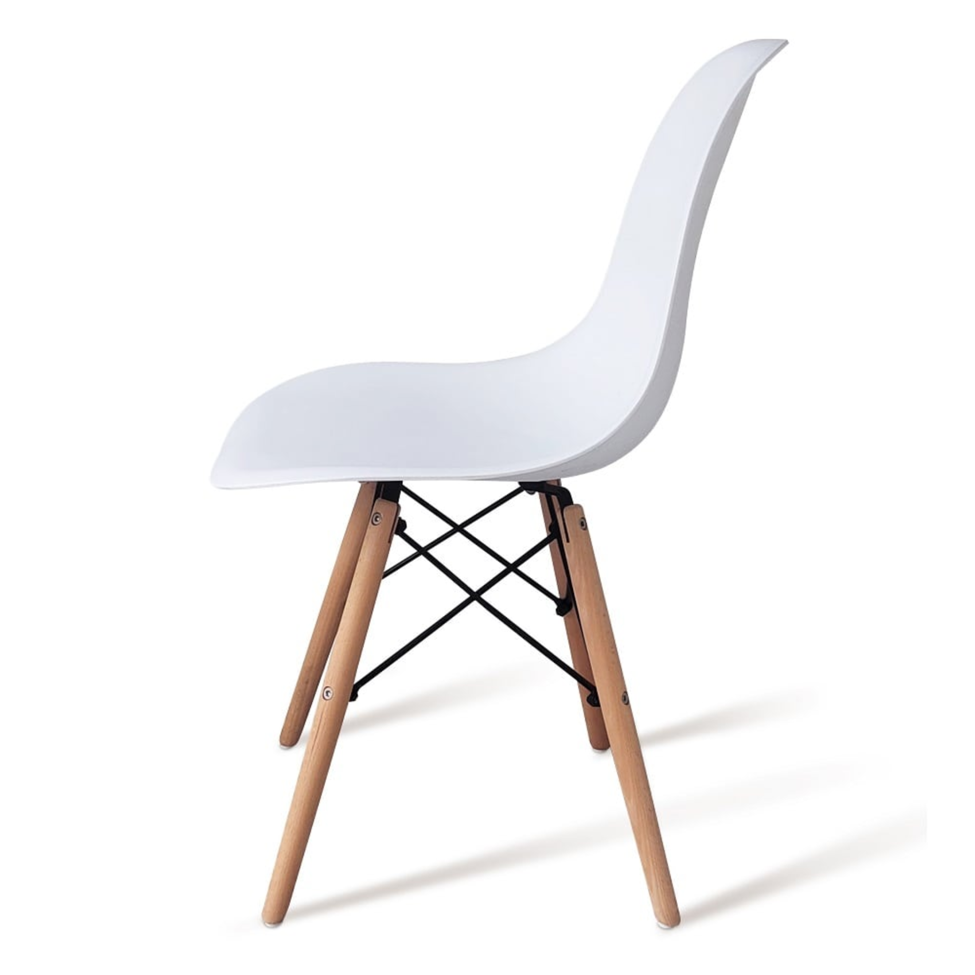SET DE 4 SILLAS DE COMEDOR EAMES BLANCA-2