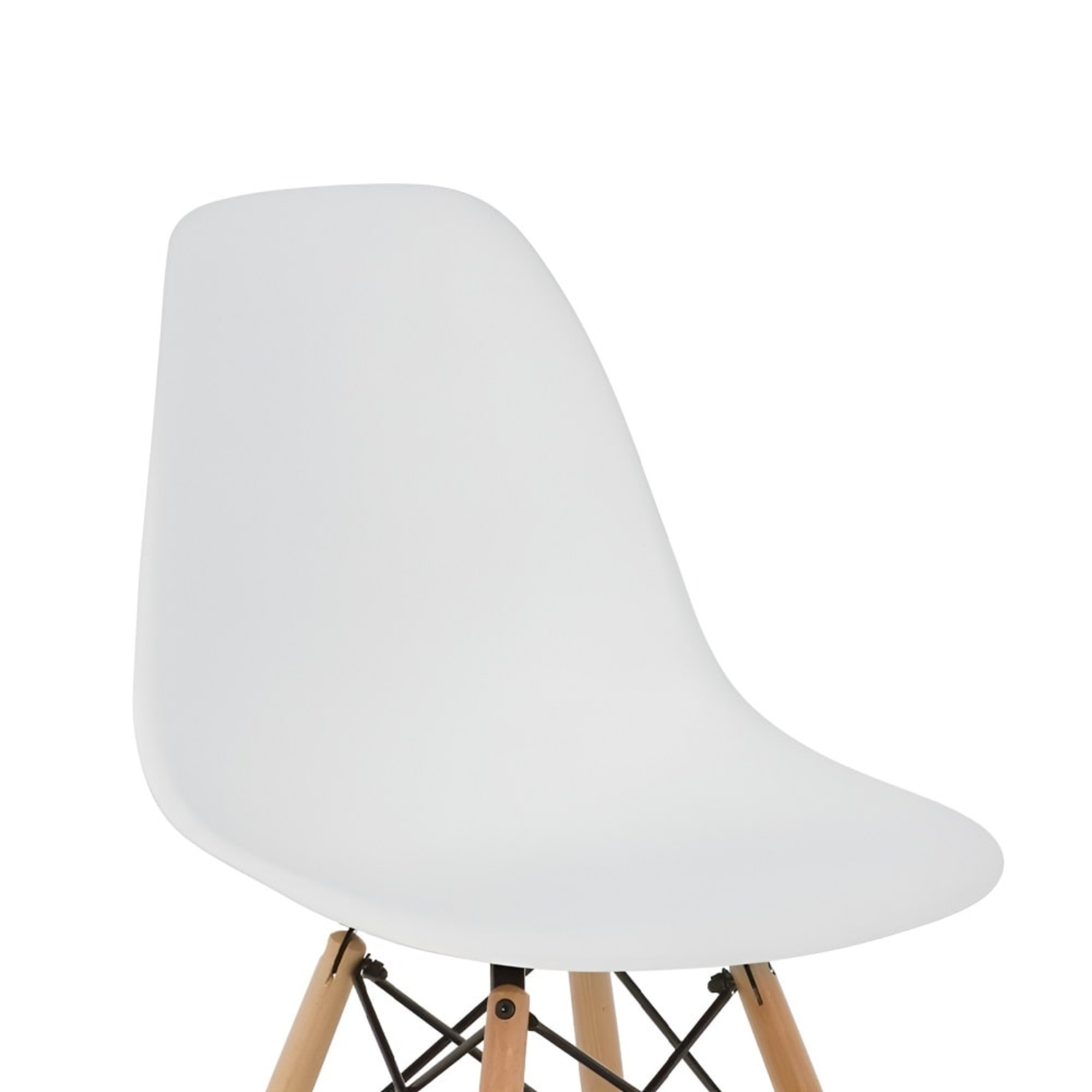 SET DE 4 SILLAS DE COMEDOR EAMES BLANCA-4