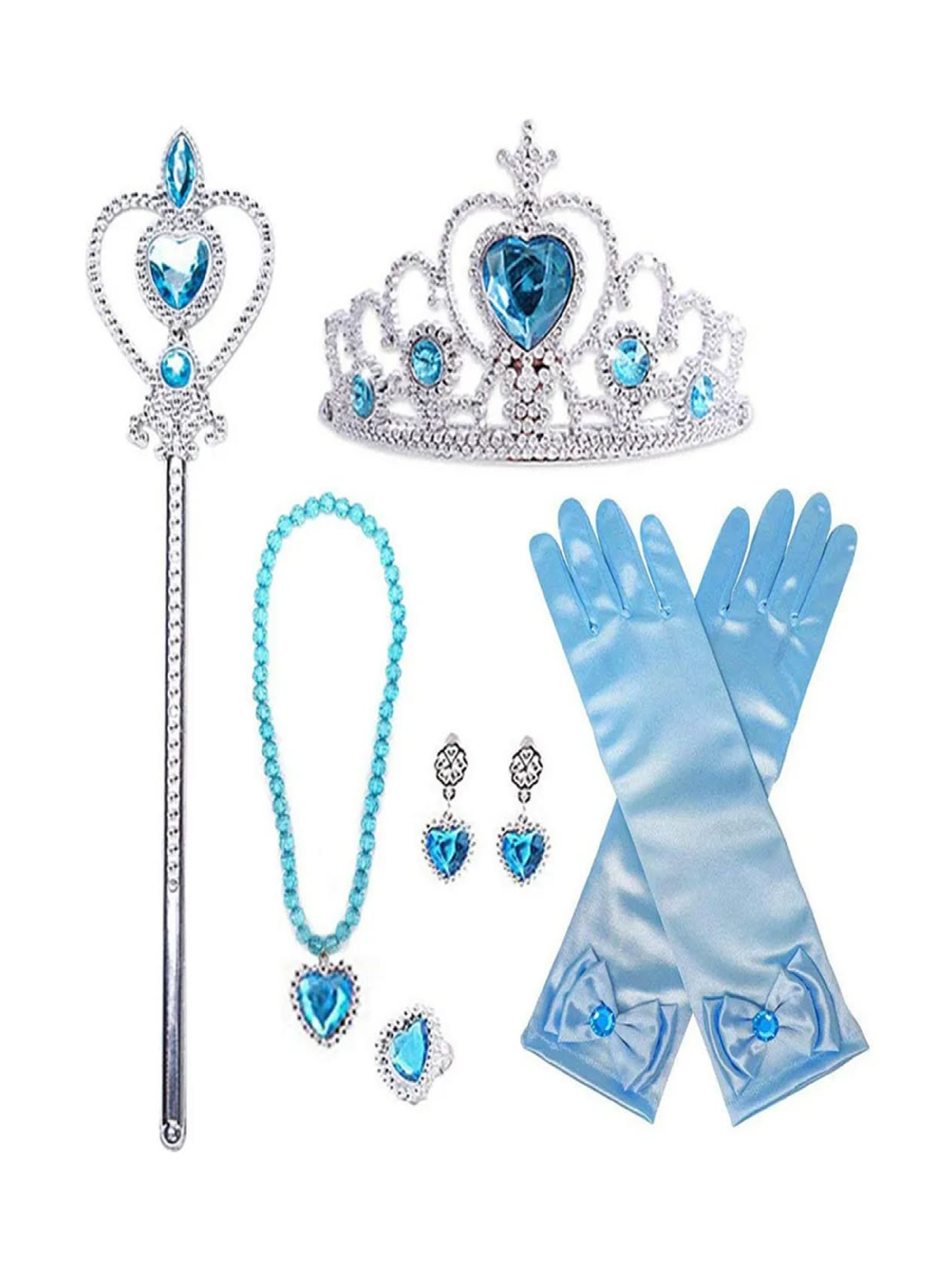 Set disfraz vestido y accesorios para niña 7 a 8 años-3