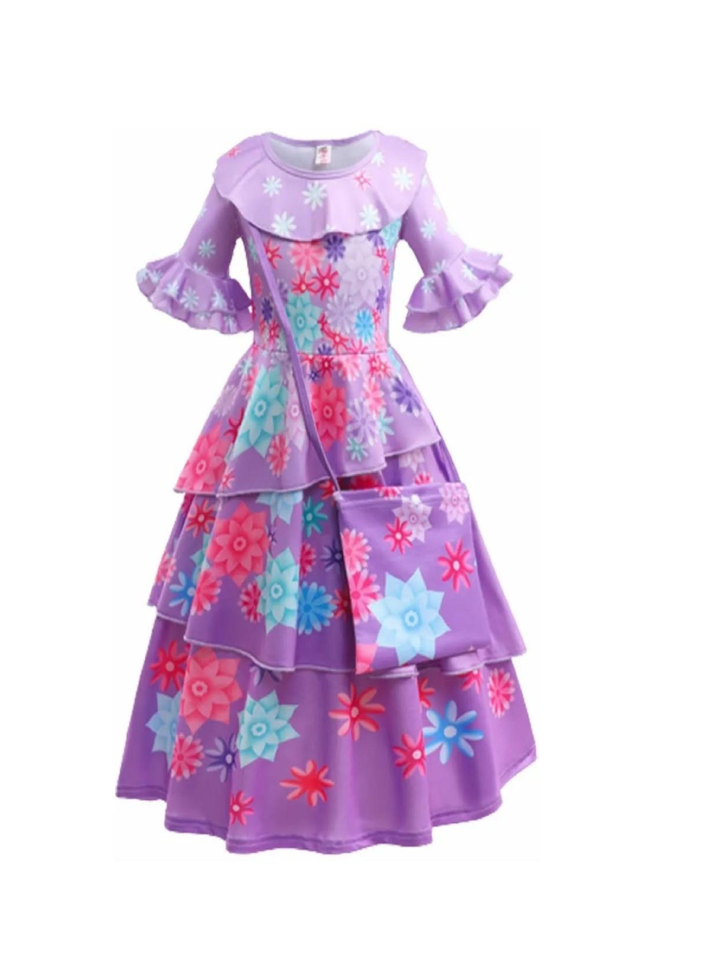 Pack vestido disfraz y cartera de tela talla 100cm 2 a 3 años P669TALLA2A3-2