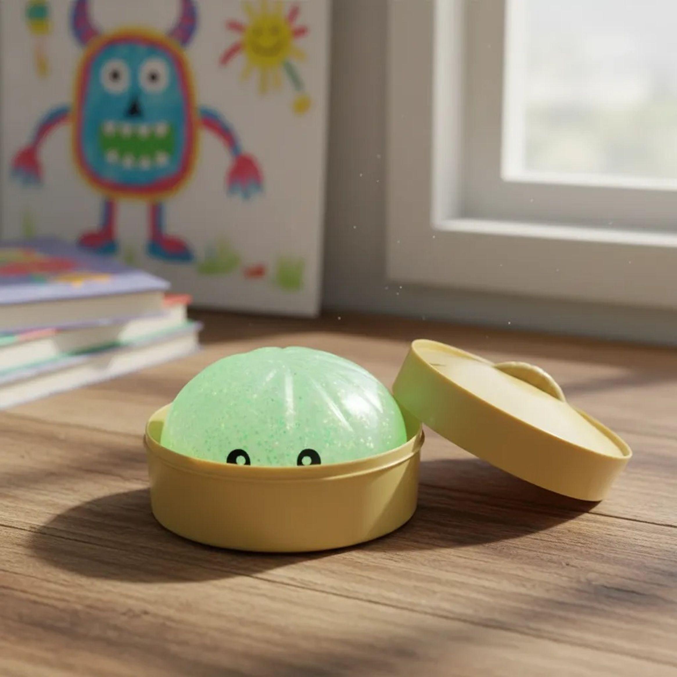 Juguete squishy Dumpling brillante antiestrés 8.5cm-0
