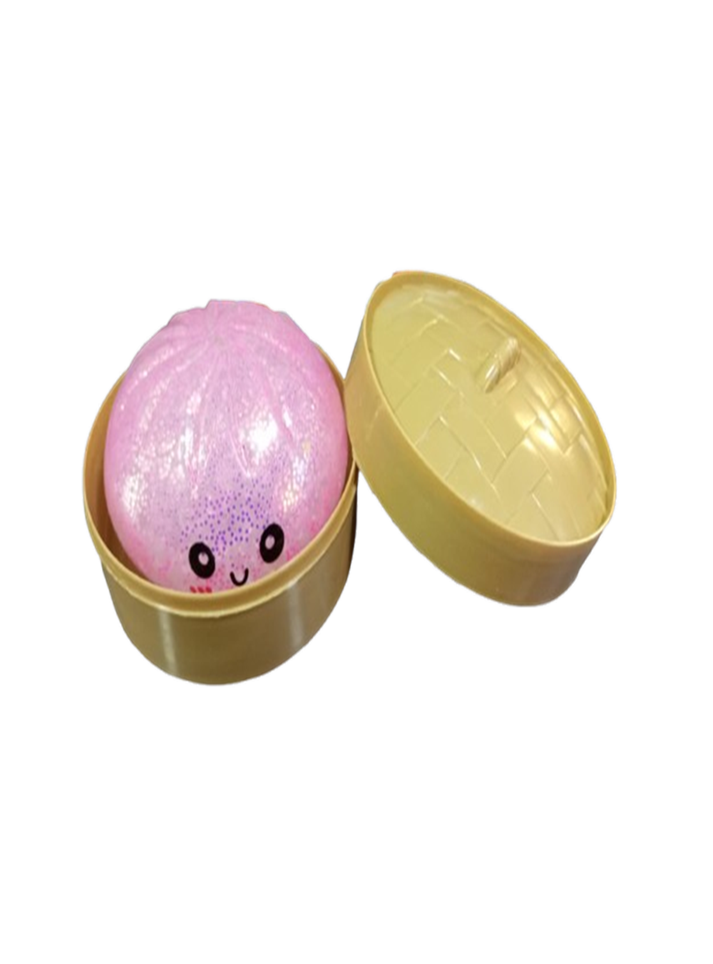 Juguete squishy Dumpling brillante antiestrés 8.5cm.-1