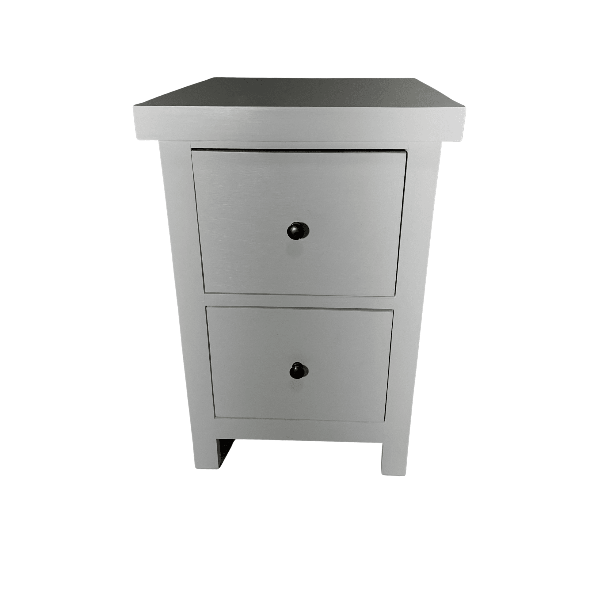 VELADOR DORMITORIO BARI 2 CAJON BLANCO RUSTICO-0