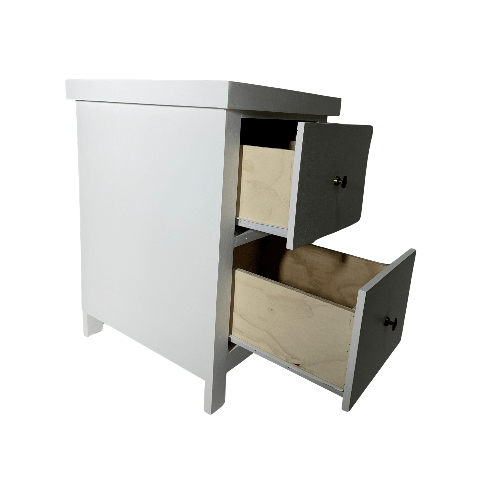 VELADOR DORMITORIO BARI 2 CAJON BLANCO RUSTICO-2