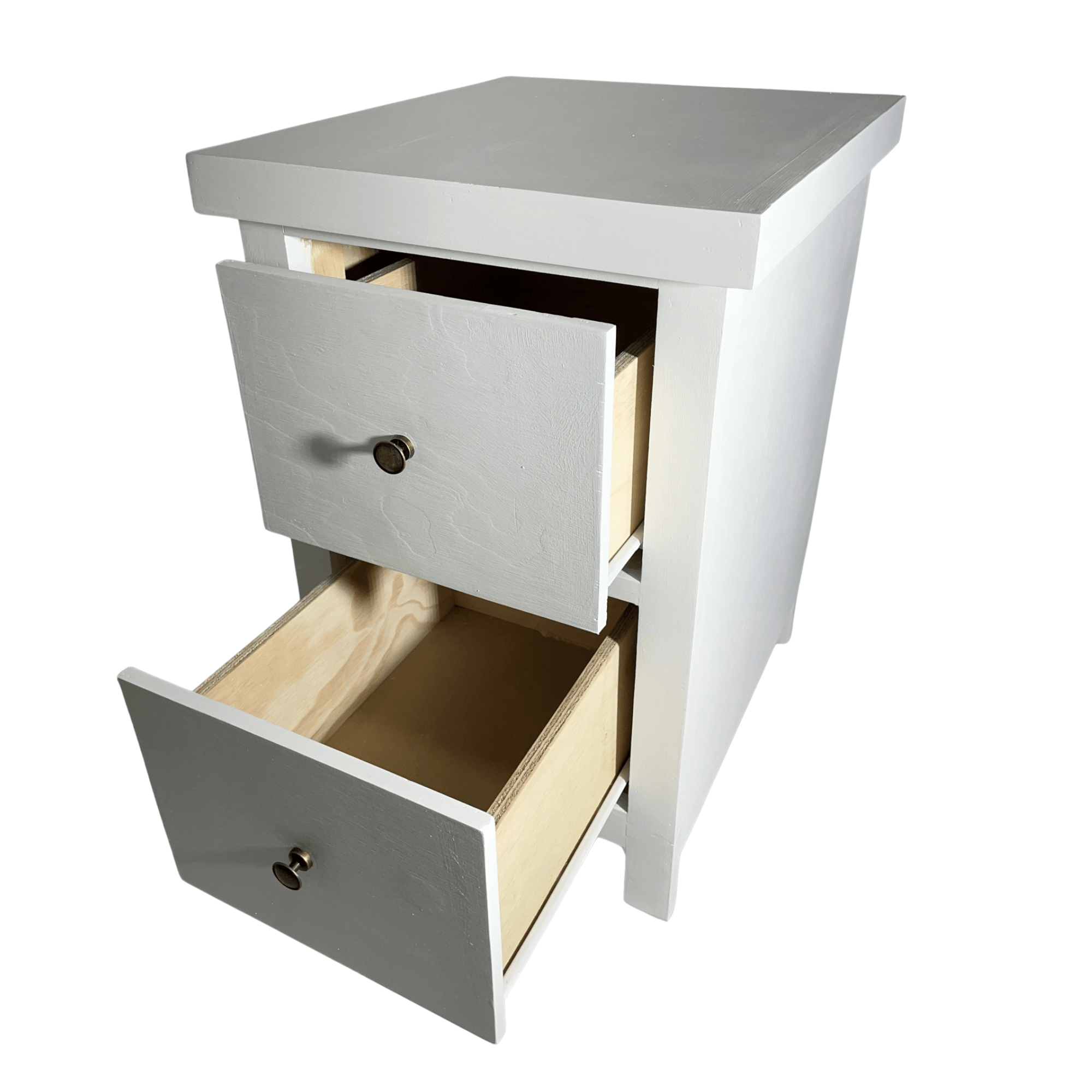 VELADOR DORMITORIO BARI 2 CAJON BLANCO RUSTICO-3
