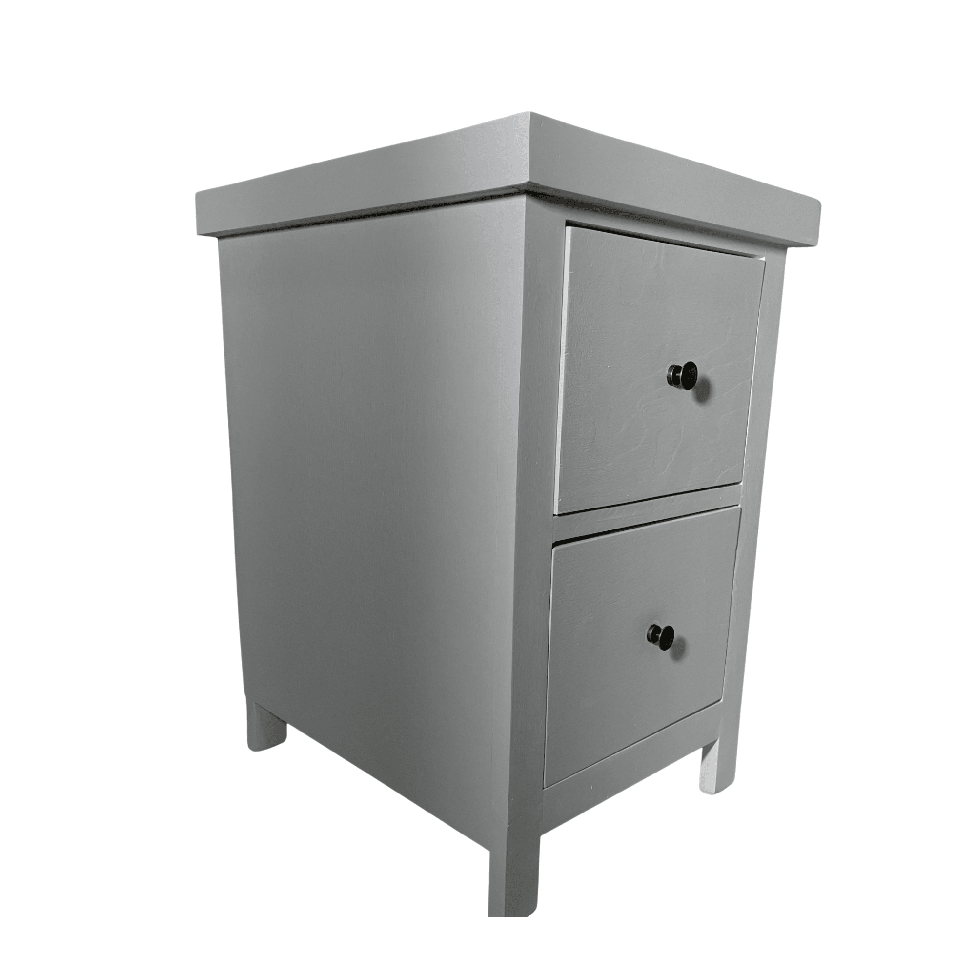 VELADOR DORMITORIO BARI 2 CAJON BLANCO RUSTICO-4