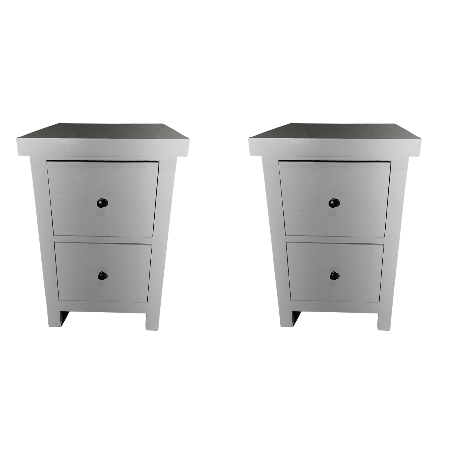 VELADOR DORMITORIO BARI 2 CAJON BLANCO RUSTICO-5