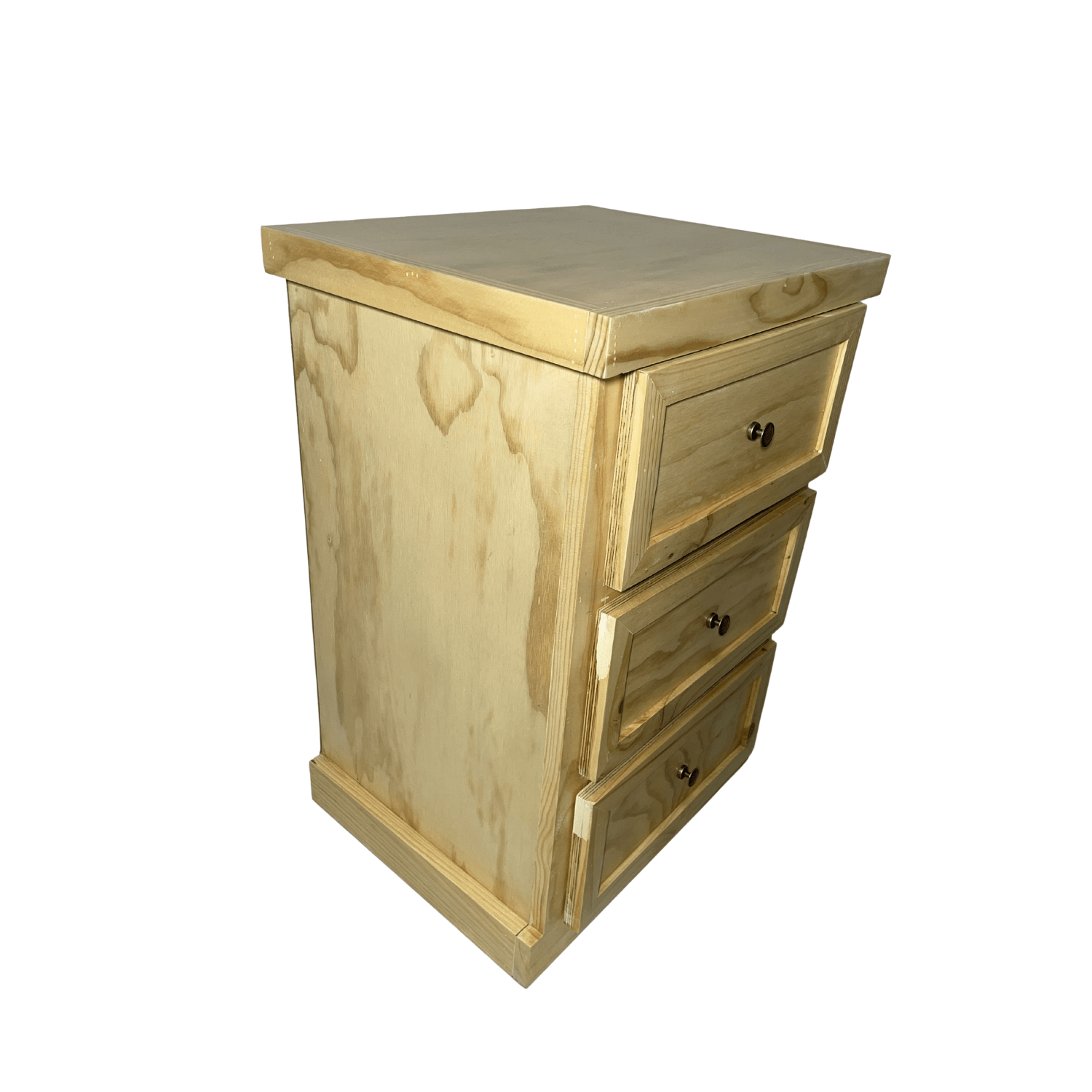 SET VELADORES DORMITORIO CATANIA 3 CAJONES MADERA NATURAL-2