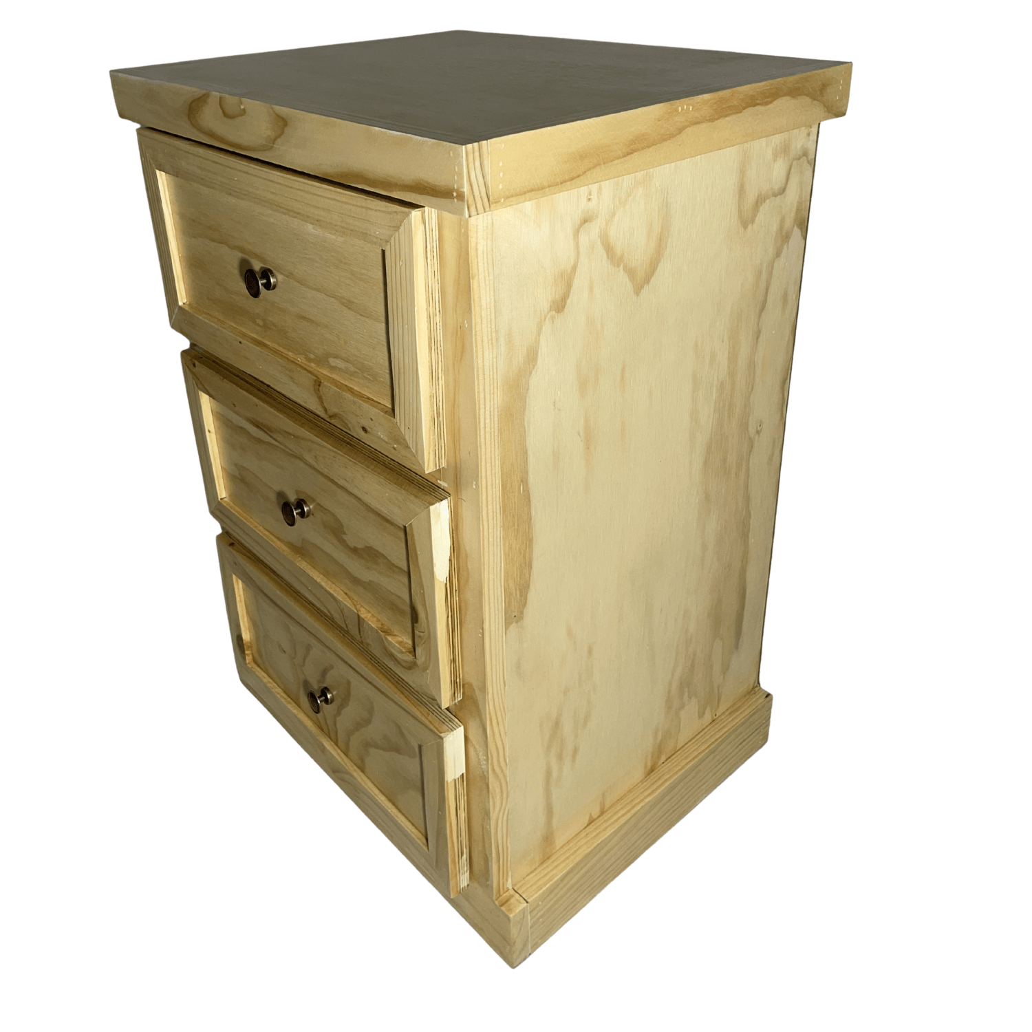 SET VELADORES DORMITORIO CATANIA 3 CAJONES MADERA NATURAL-4
