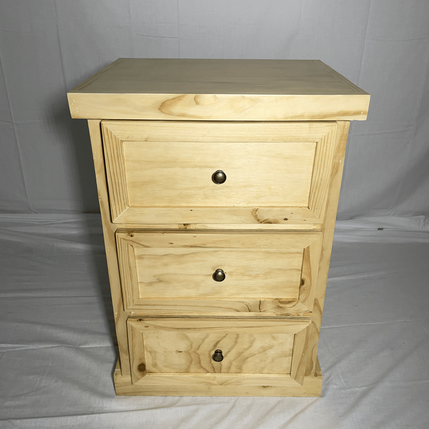 SET VELADORES DORMITORIO CATANIA 3 CAJONES MADERA NATURAL-5
