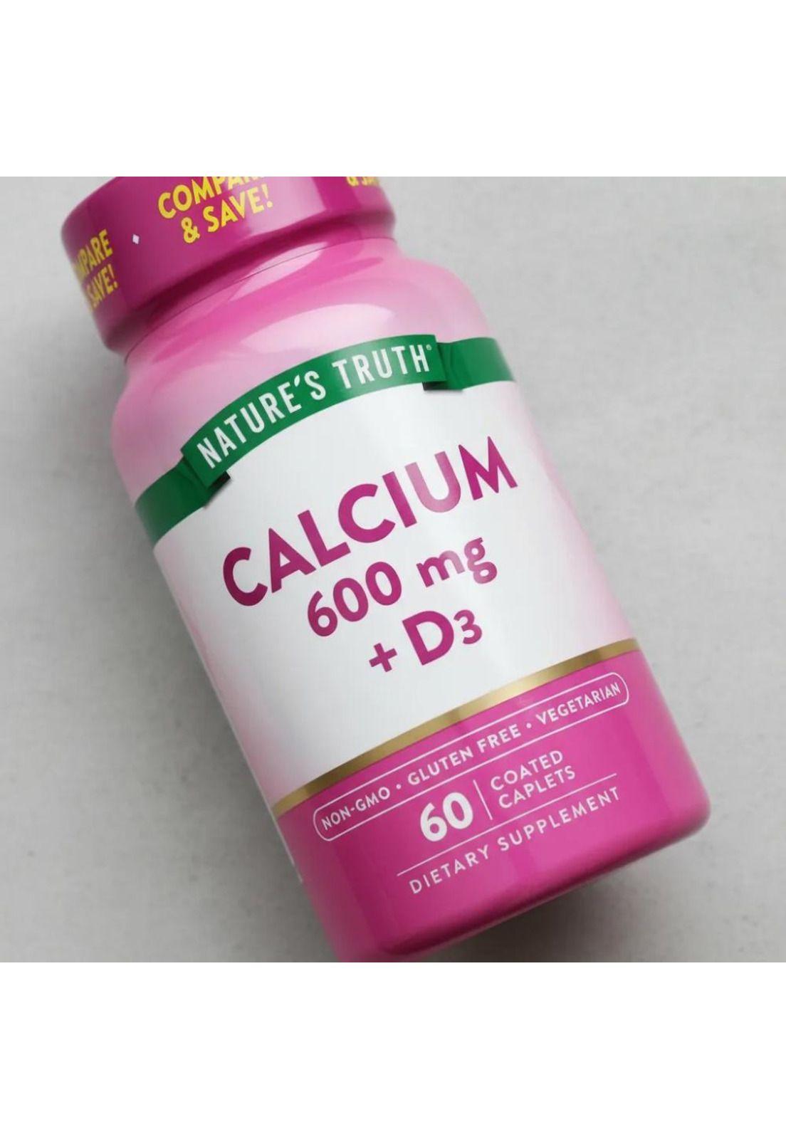 Calcio 600 mg + Vitamina D3 60 caps-2