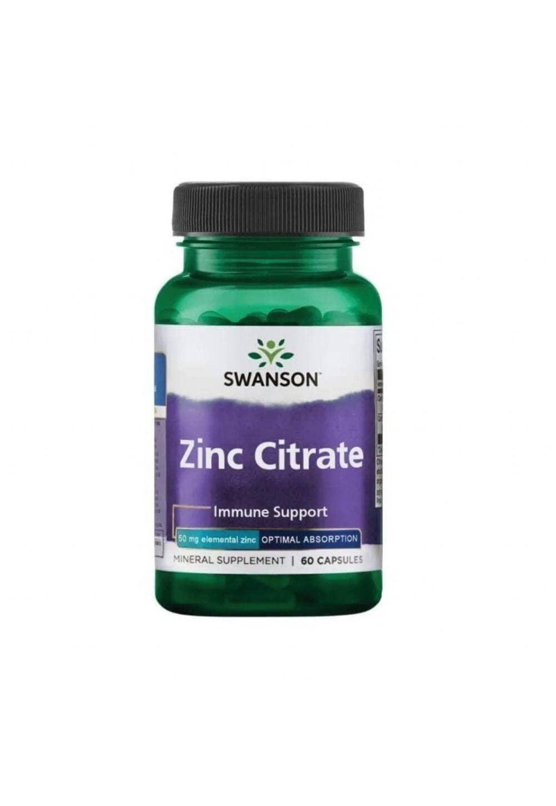 Zinc Citrato 50 mg 60 cápsulas-0