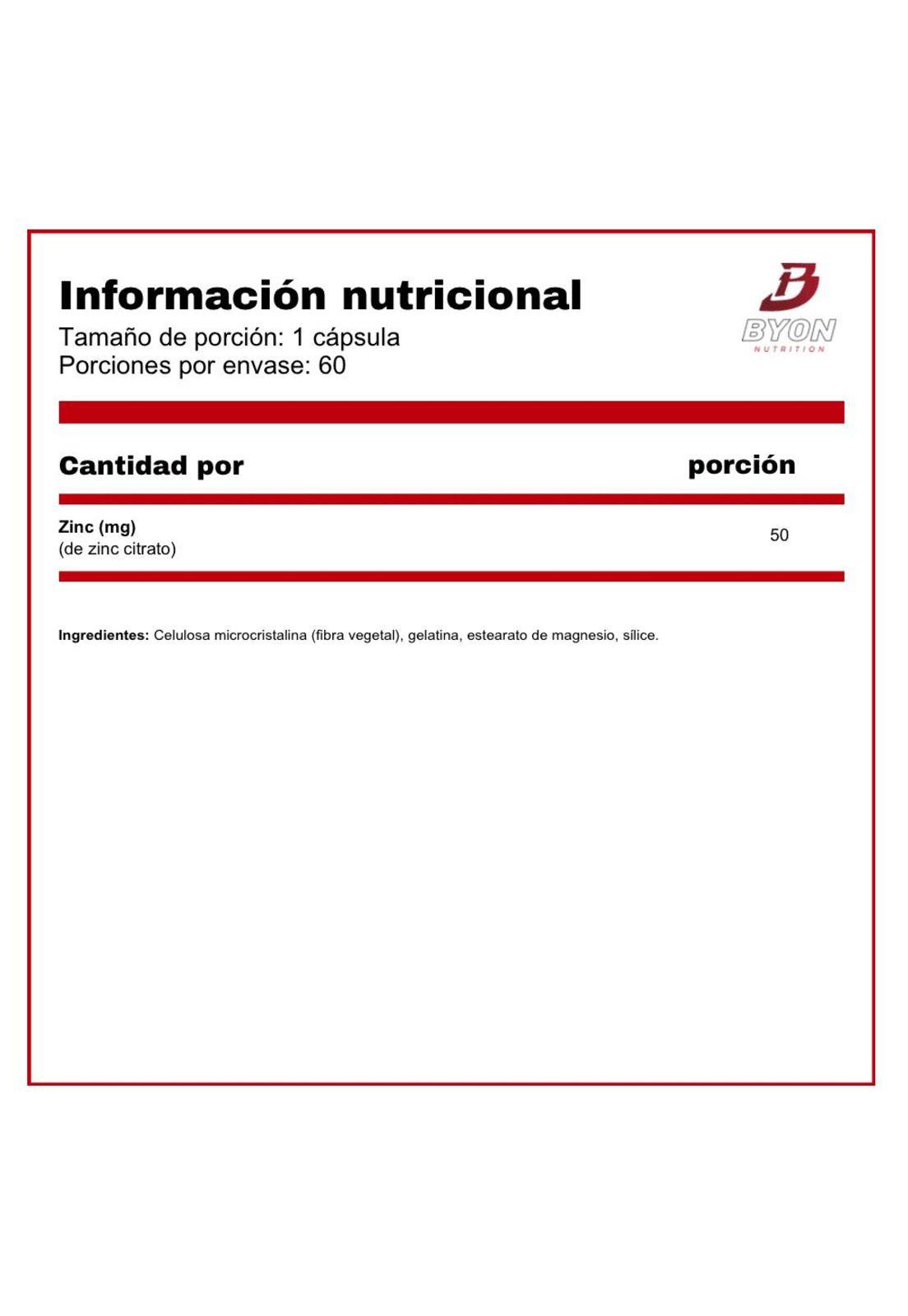 Zinc Citrato 50 mg 60 cápsulas-1