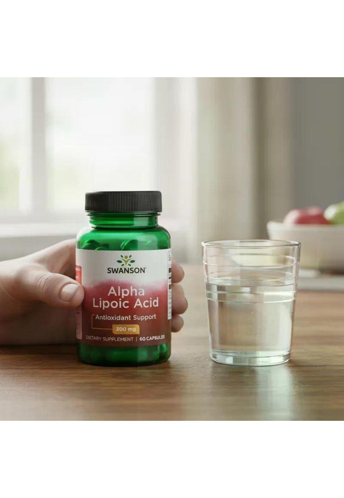 Acido Alfa Lipoico 300 mg ALA 60 caps-2