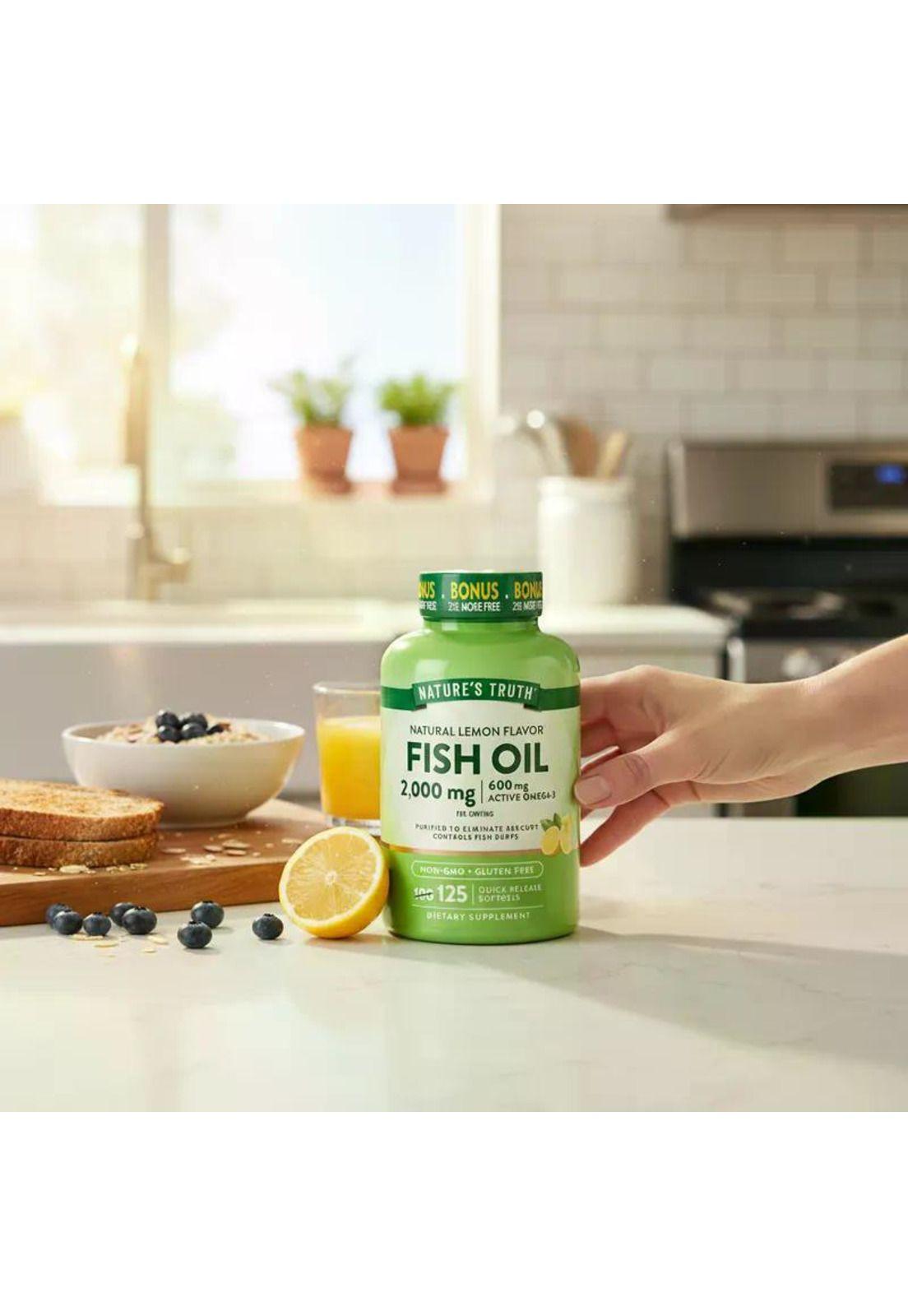 Omega 3 Fish Oil 2000 mg 125 softgels-2