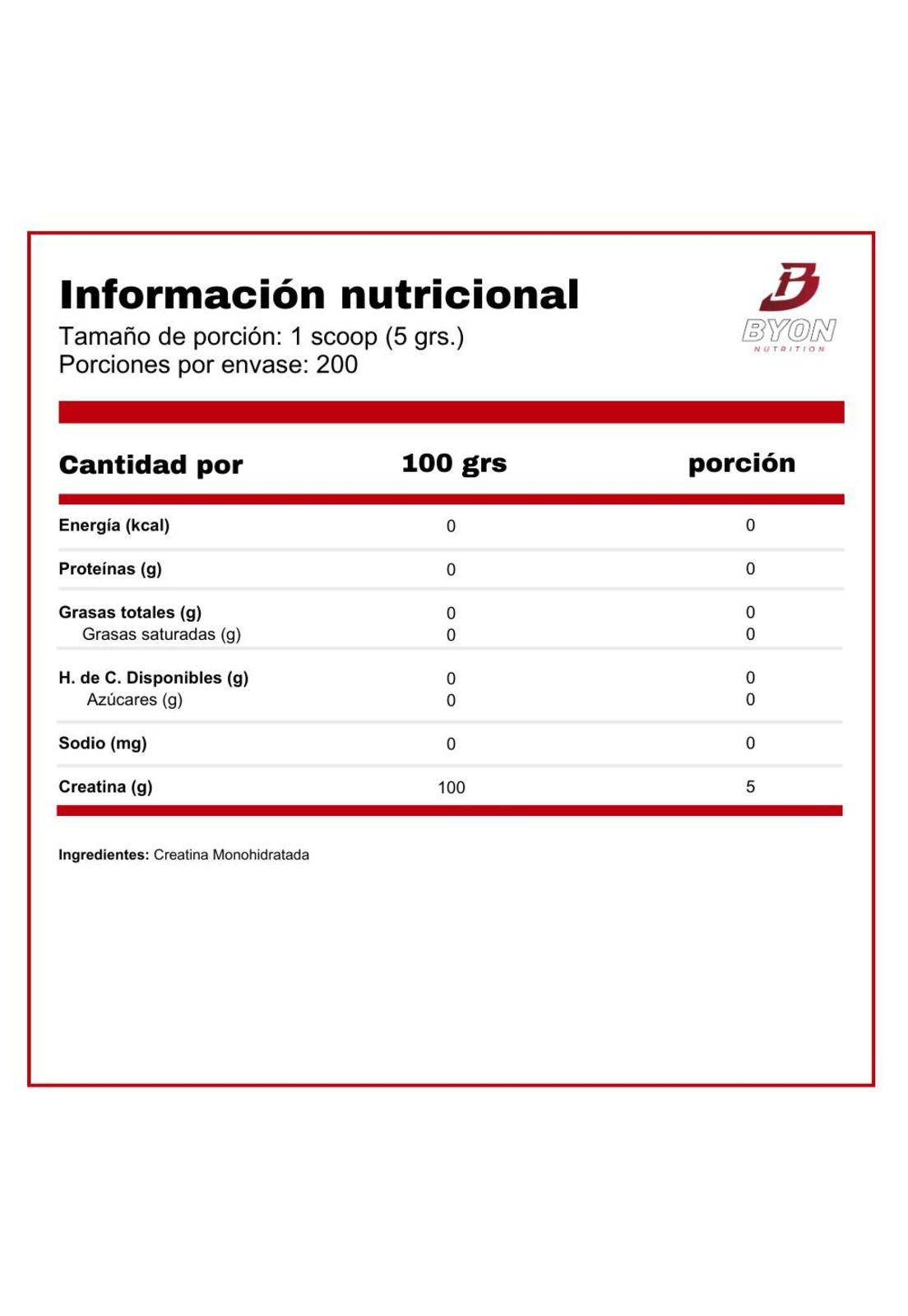 Creatina Monohidrata 1000 grs-1