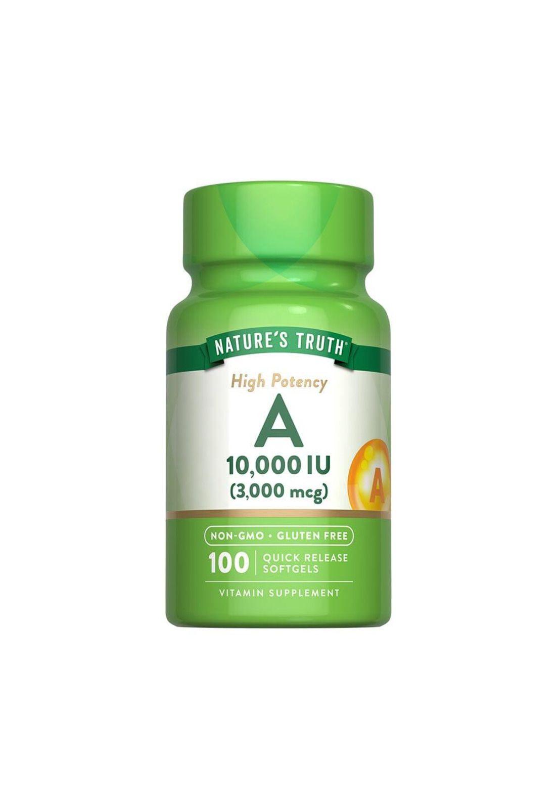 Vitamina A 10,000 IU 100 softgels-0