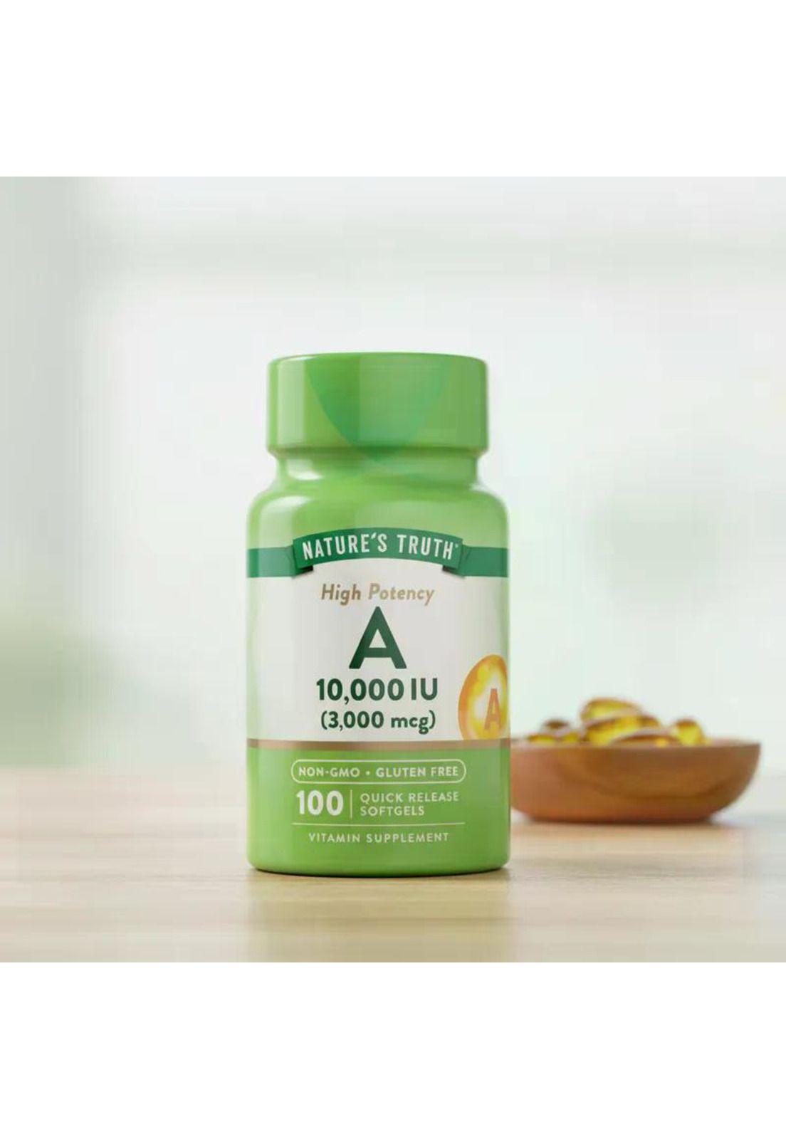 Vitamina A 10,000 IU 100 softgels-2