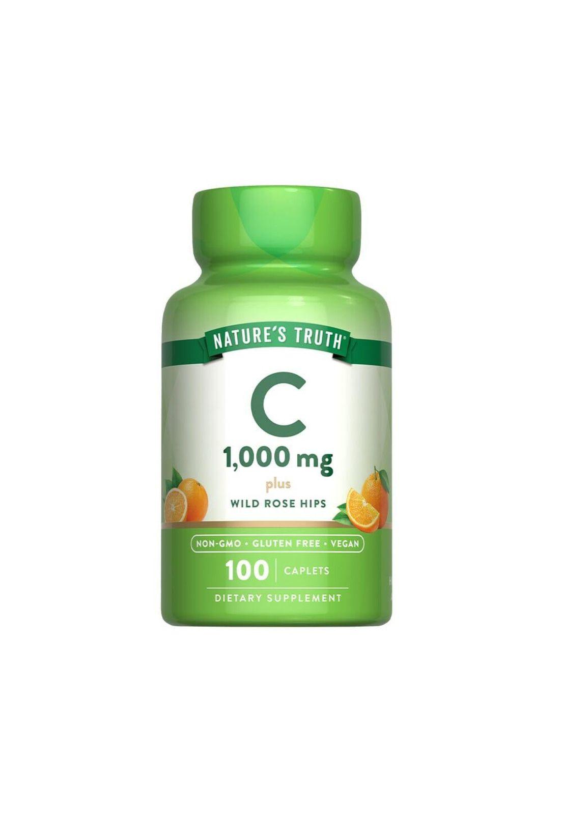 Vitamina C 1000 mg Con Rosa Mosqueta 100 caps-0