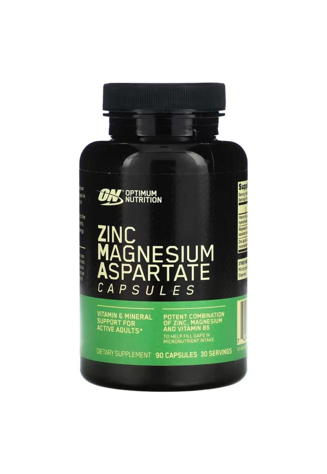 Zinc + Magnesio Aspartate 90 cápsulas-0