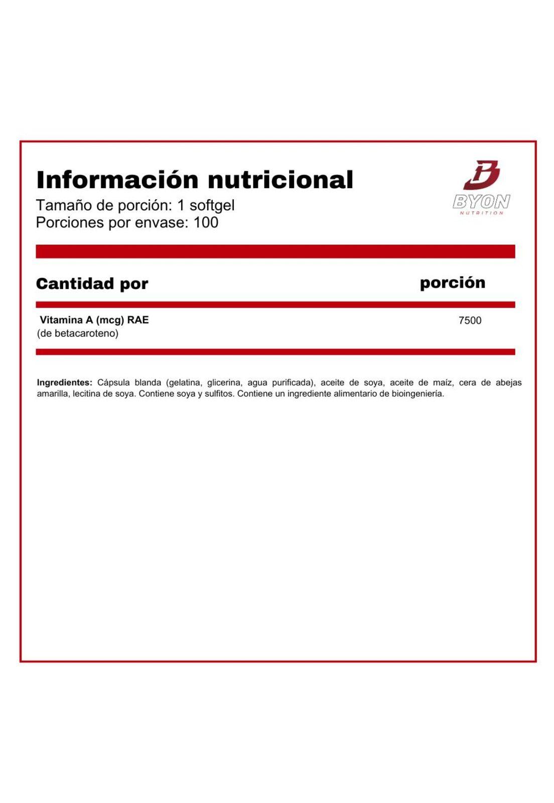 Beta Caroneto 25.000 iu 100 softgels-1