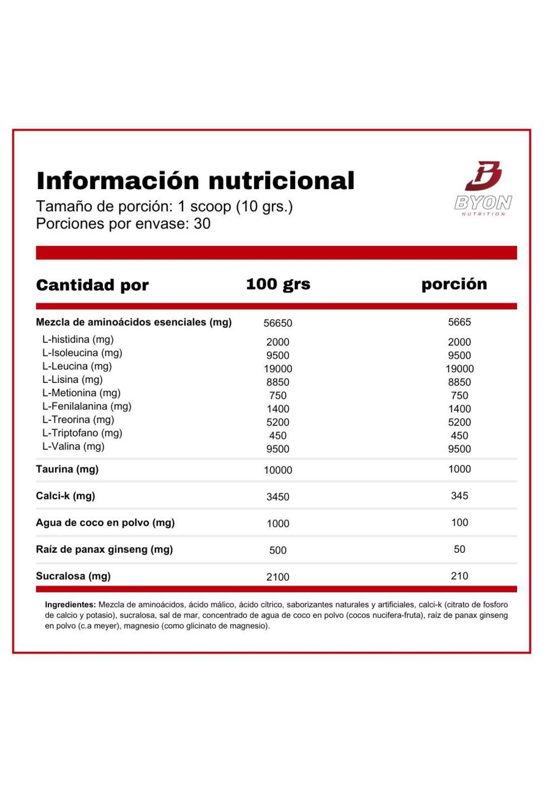 EAA + Hidratación 30 servicios Aminoácidos - Maui Twist-2