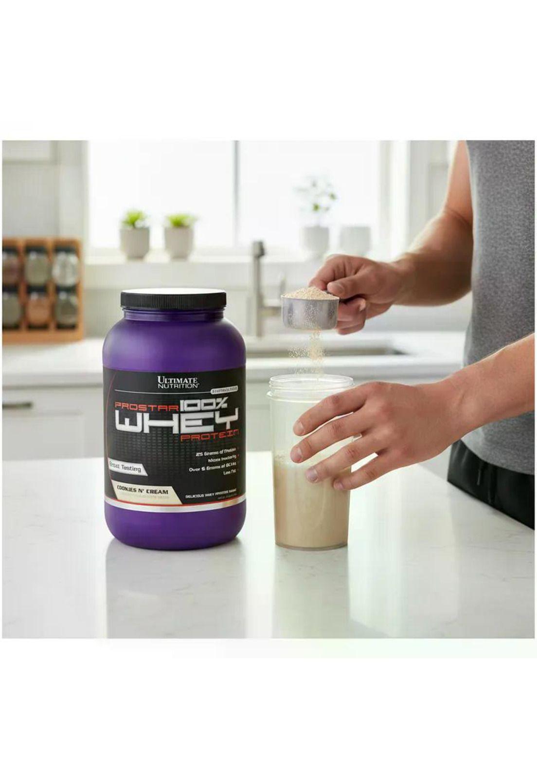 Prostar Whey Protein 2lbs Ultimate Nutrition - Cookies and C-3