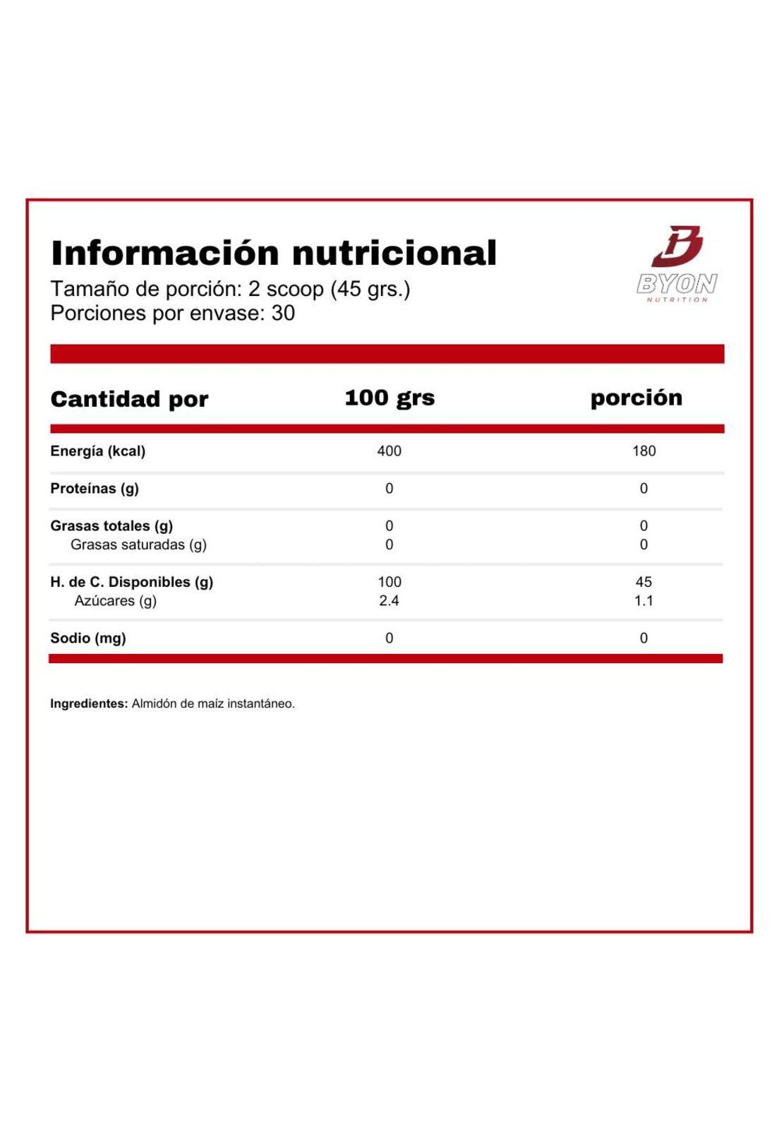 Waxy Maize 3 lbs Carbohidratos en Polvo - Ultimate nutrition-1