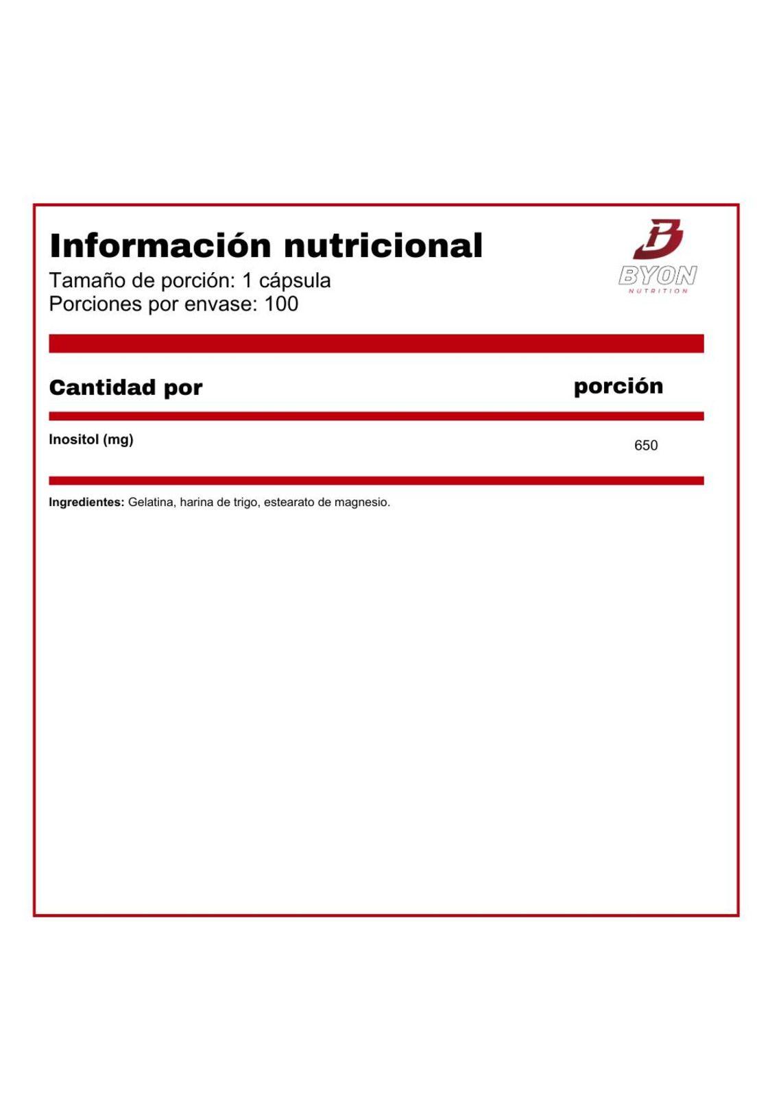 Inositol 650 mg 100 caps-1