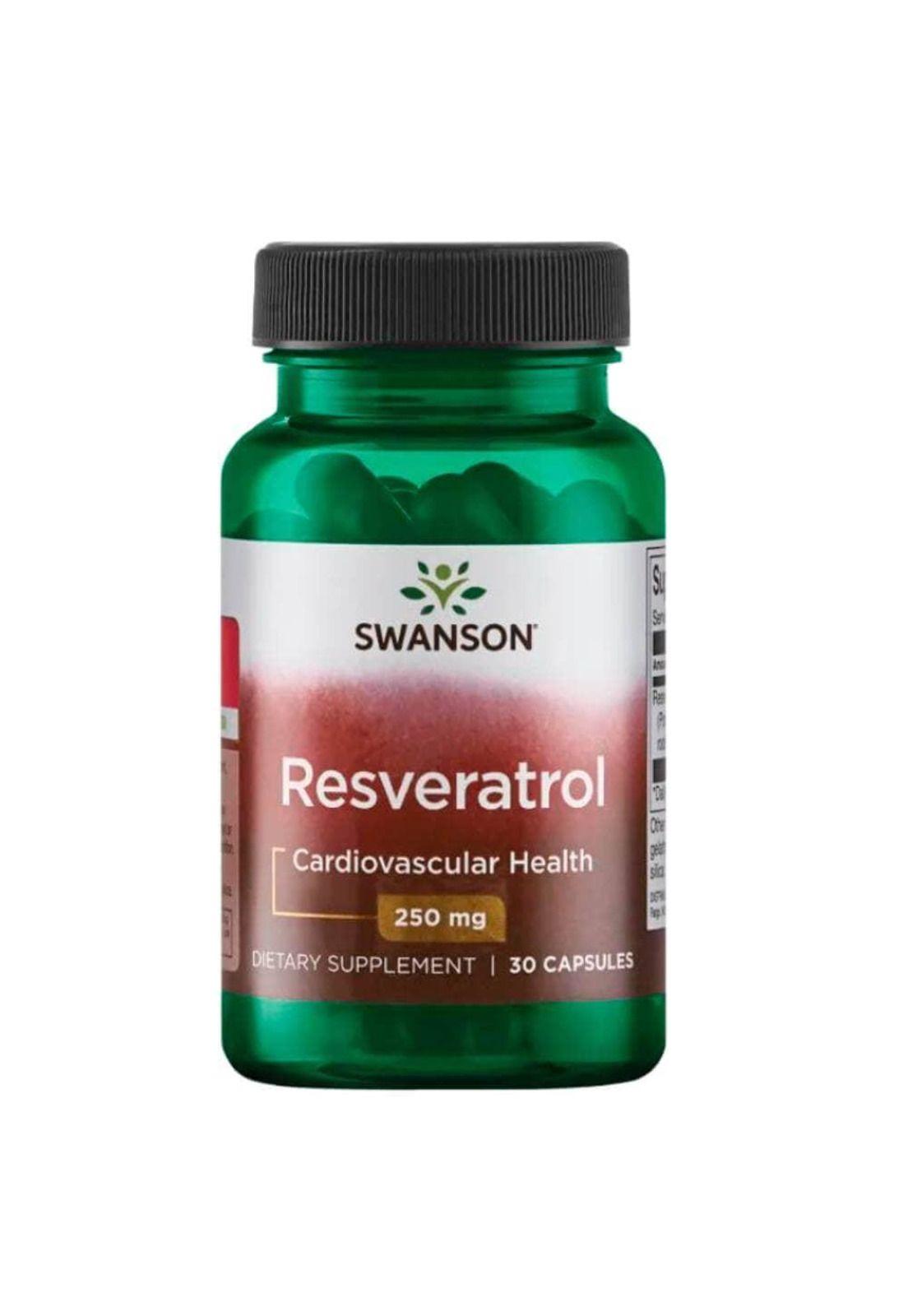 Resveratrol 250 mg 30 cápsulas-0
