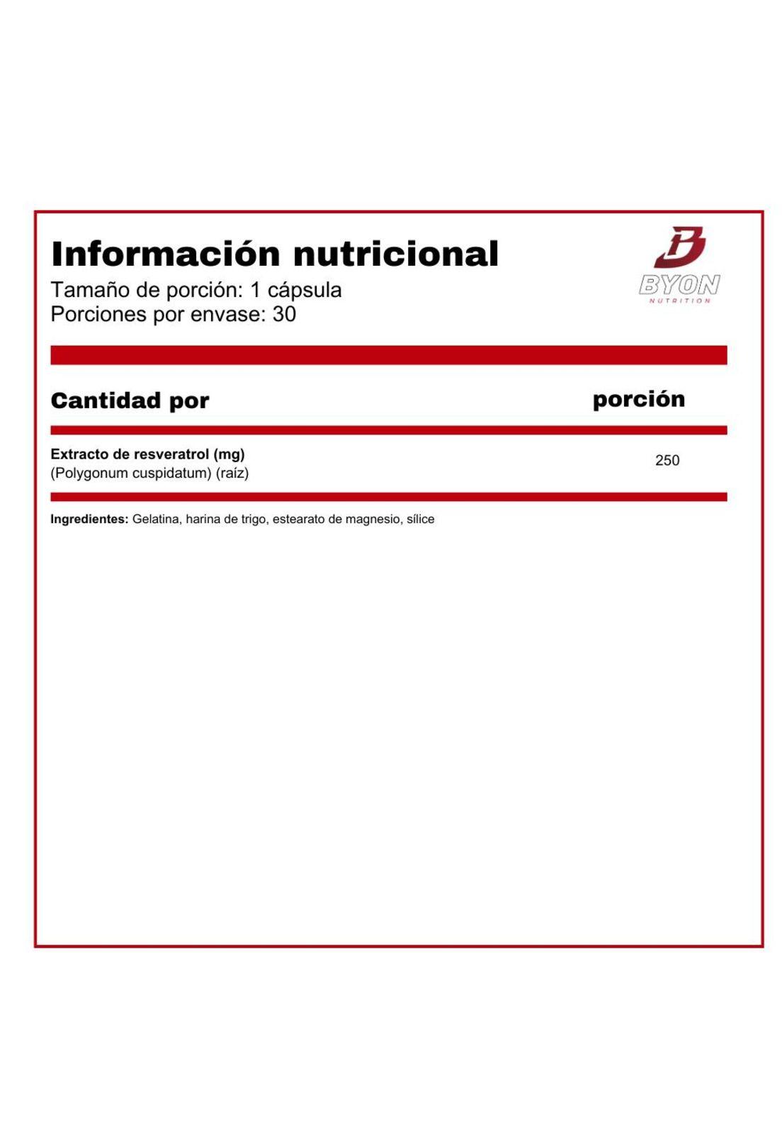 Resveratrol 250 mg 30 cápsulas-1