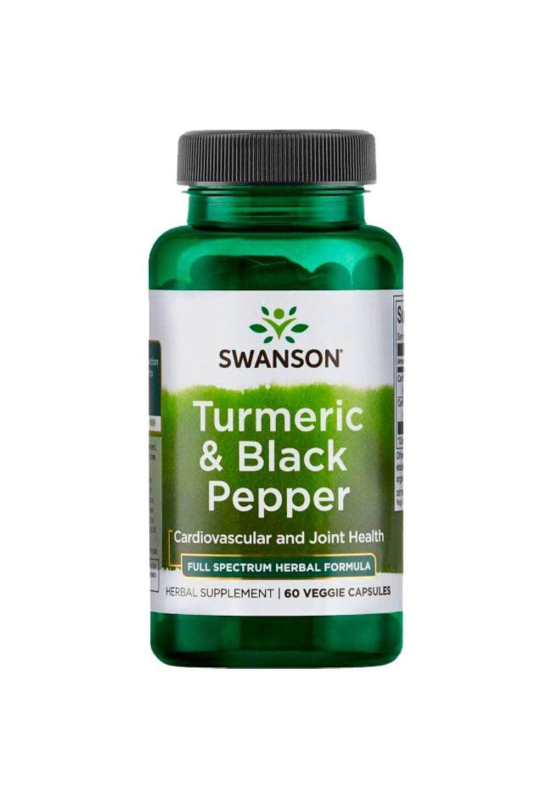 Turmeric Cúrcuma + Black Pepper 60 cápsulas-0