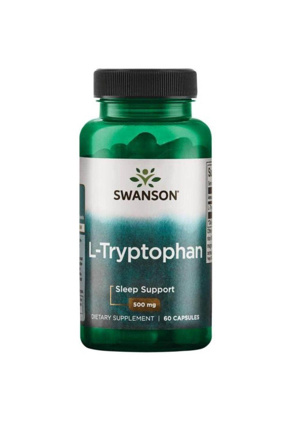 L-Tryptophan 500 mg Triptofano 60 cápsulas-0