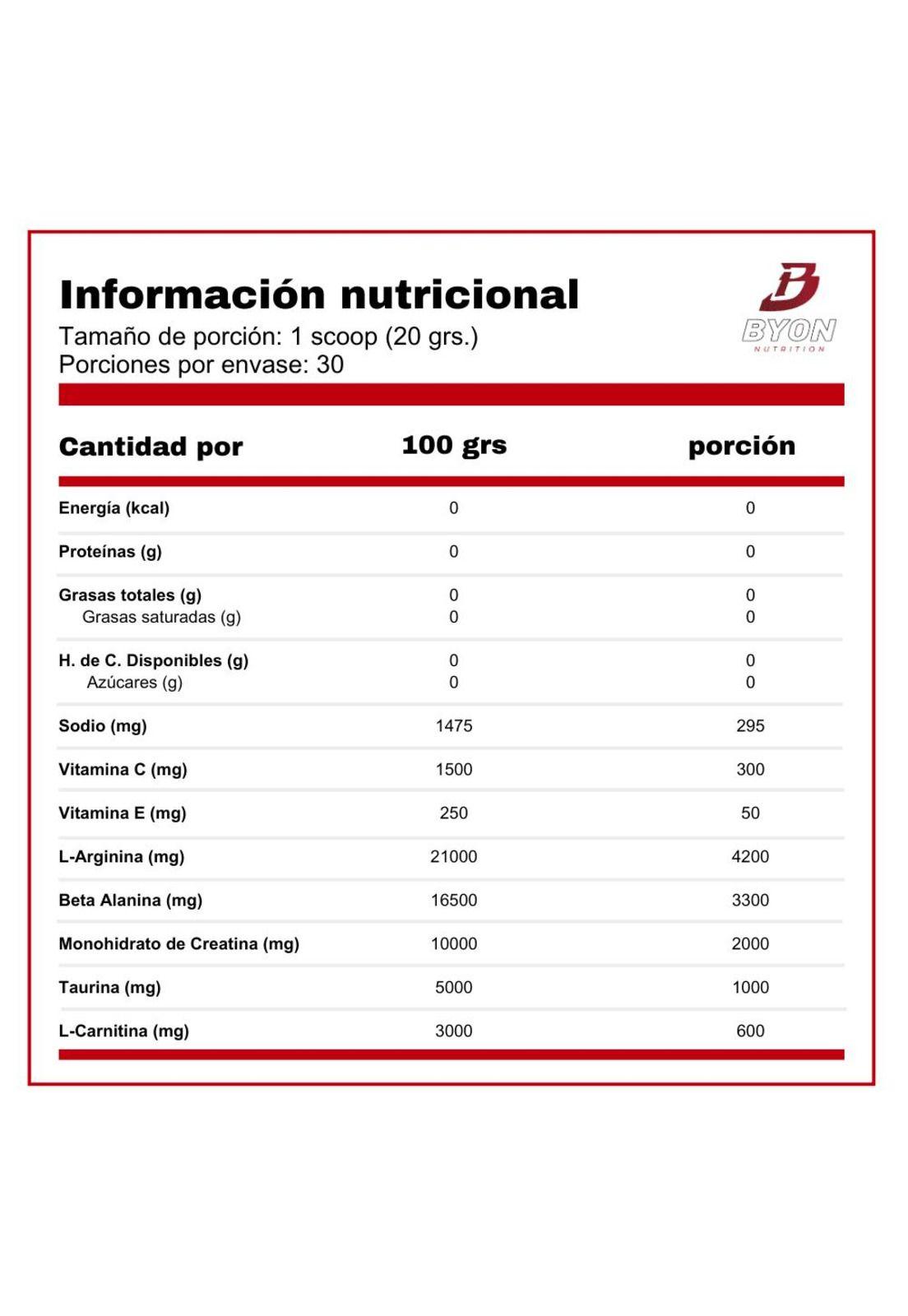 Total War Pre Entreno 30 servicios - Fruit Punch-1