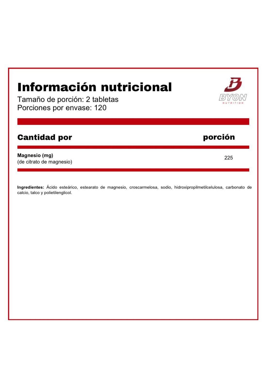 Magnesio Citrate 112.5 mg 240 tabletas-1