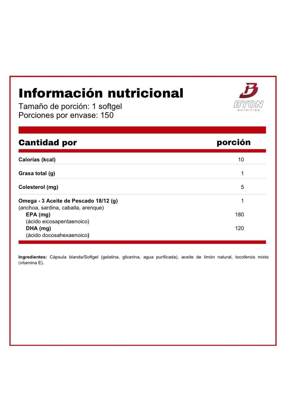Omega 3 Fish Oil 150 softgels-1