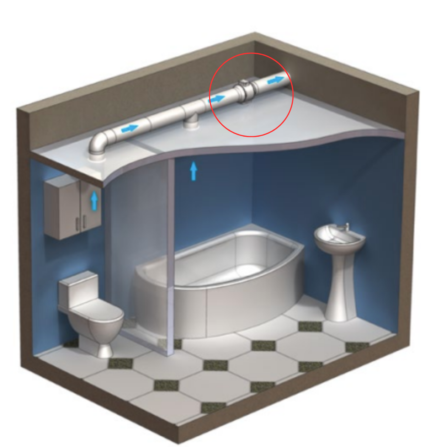 Ventilador Helicocentrífugo en Línea Airolite TT 125 S-2