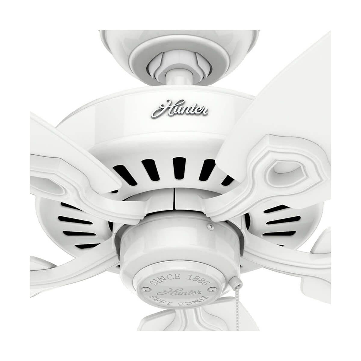 VENTILADOR DE TECHO HUNTER BUILDER ELITE BLANCO 52-2